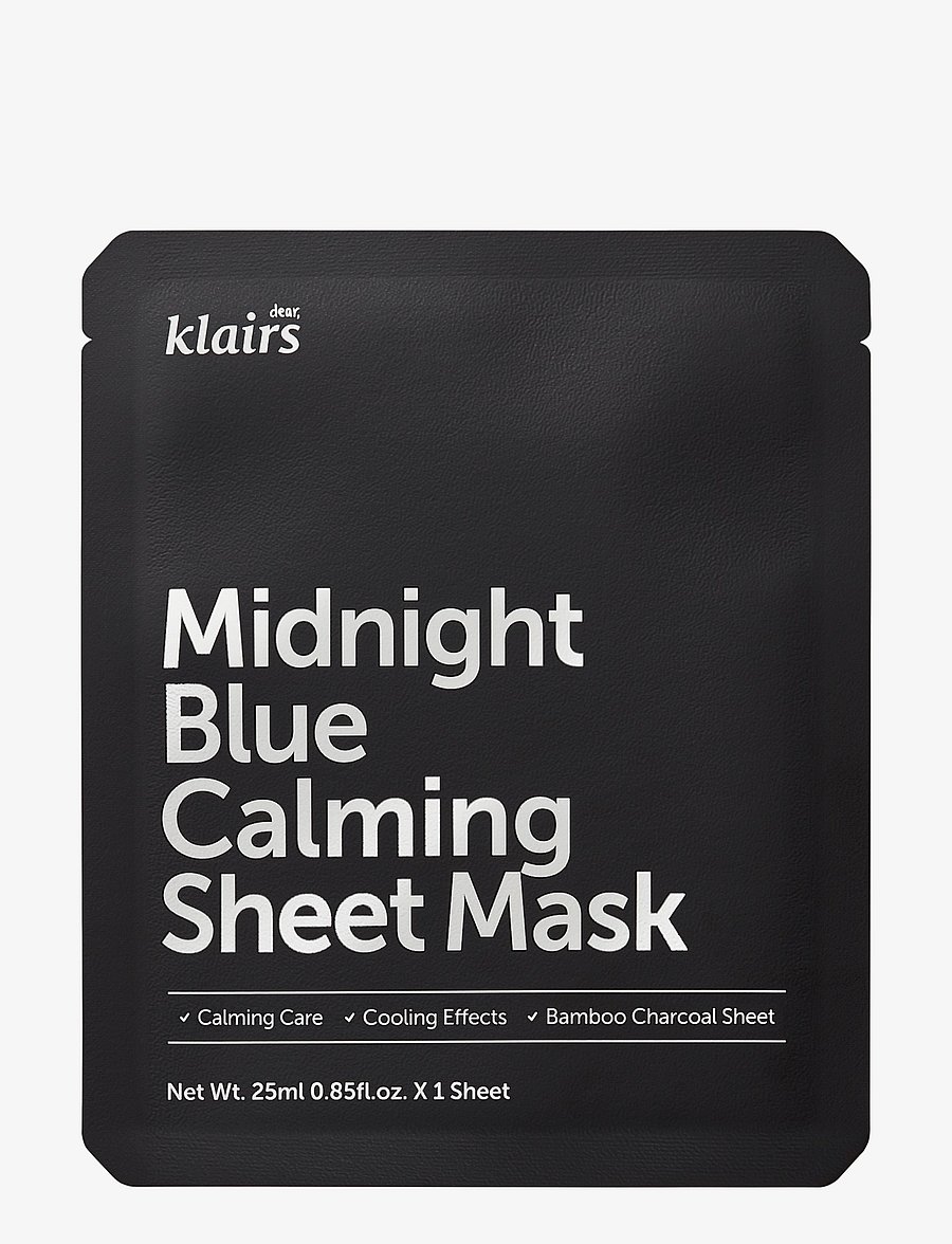 Klairs - Midnight Blue Calming Sheet Mask - hudvård - white - 1