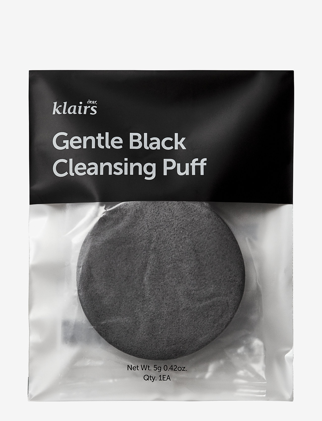 Klairs - Gentle Black Cleansing Puff - sommarens hudvård  - white - 0