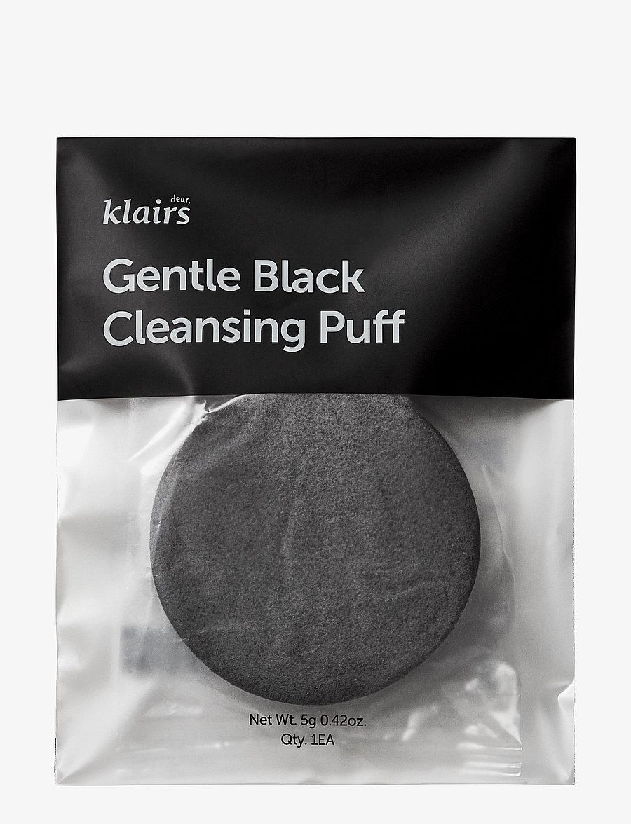 Klairs - Gentle Black Cleansing Puff - suvine nahk - white - 0