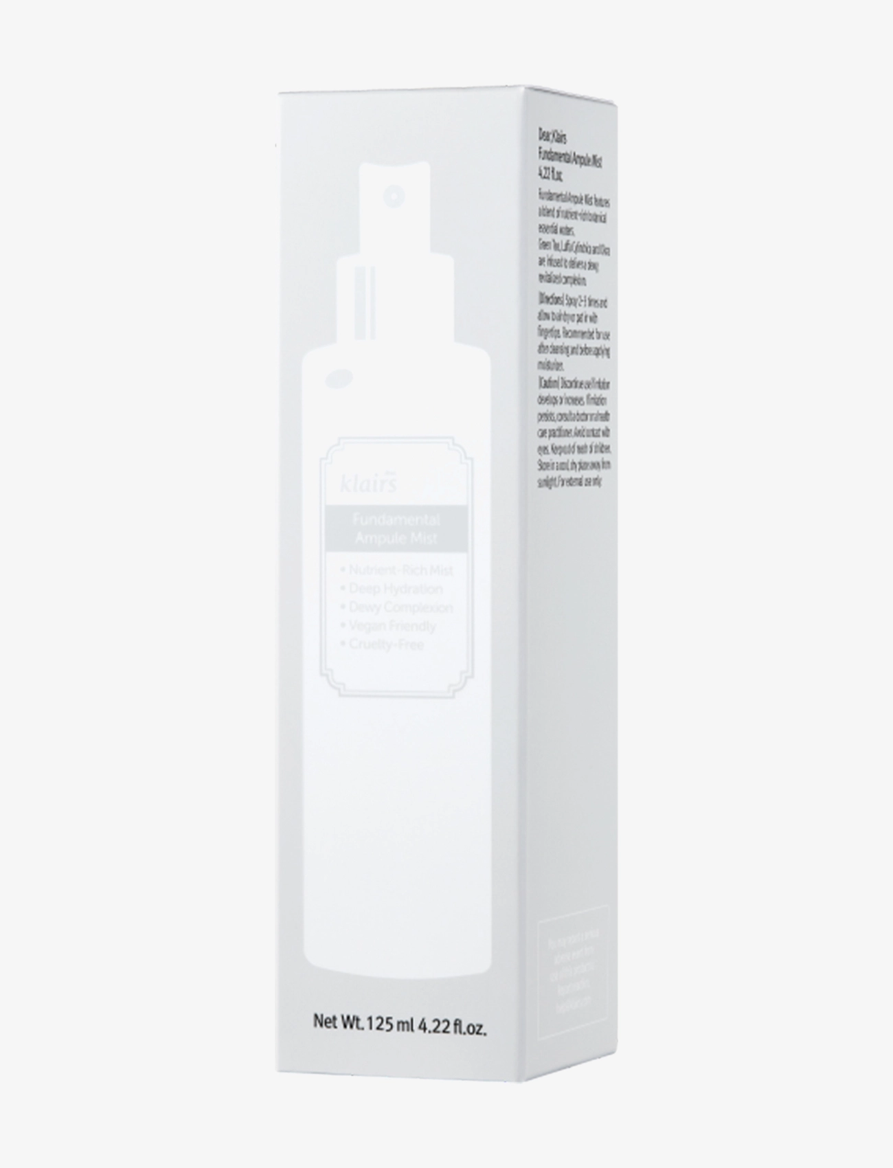 Klairs Fundamental Ampule Mist rengöring & peeling dam – bild 2