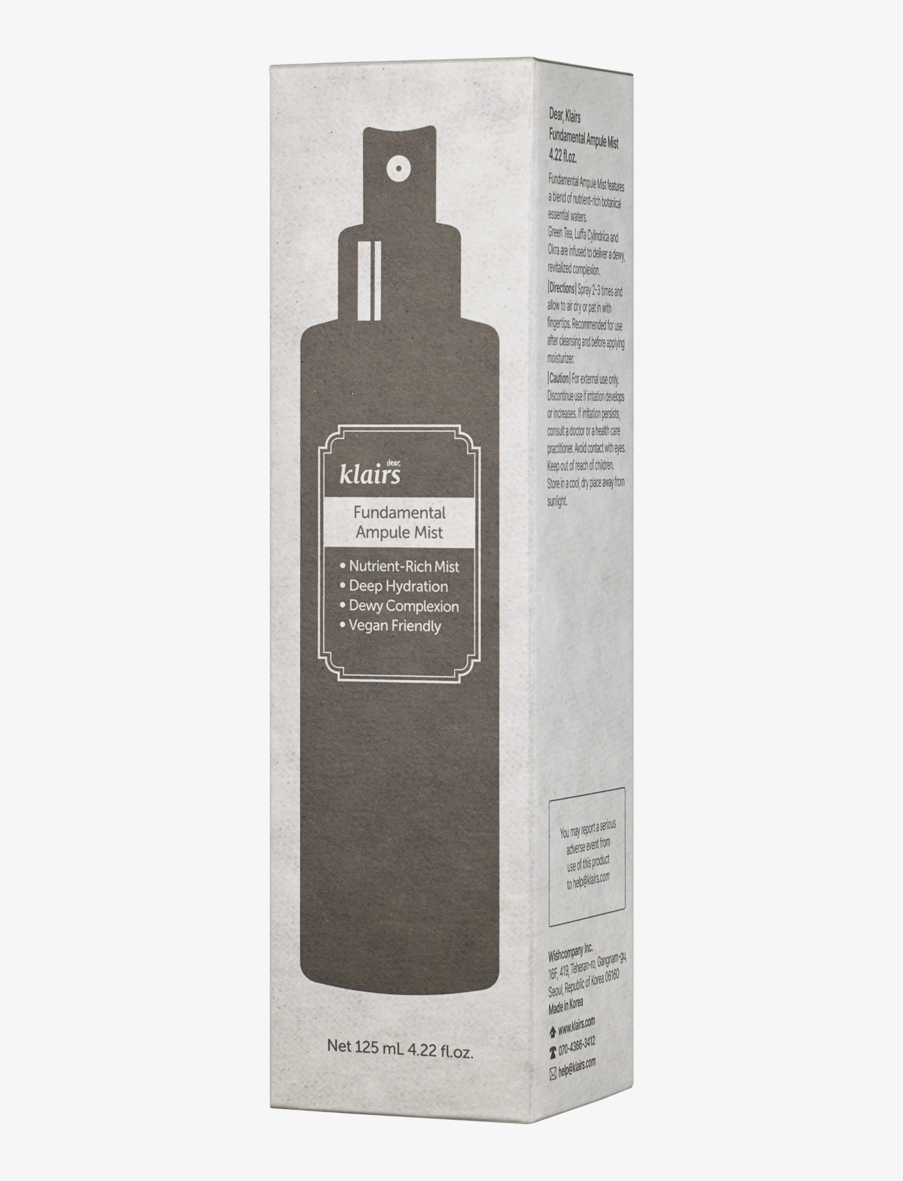 Klairs Fundamental Ampule Mist rengöring & peeling dam – bild 3