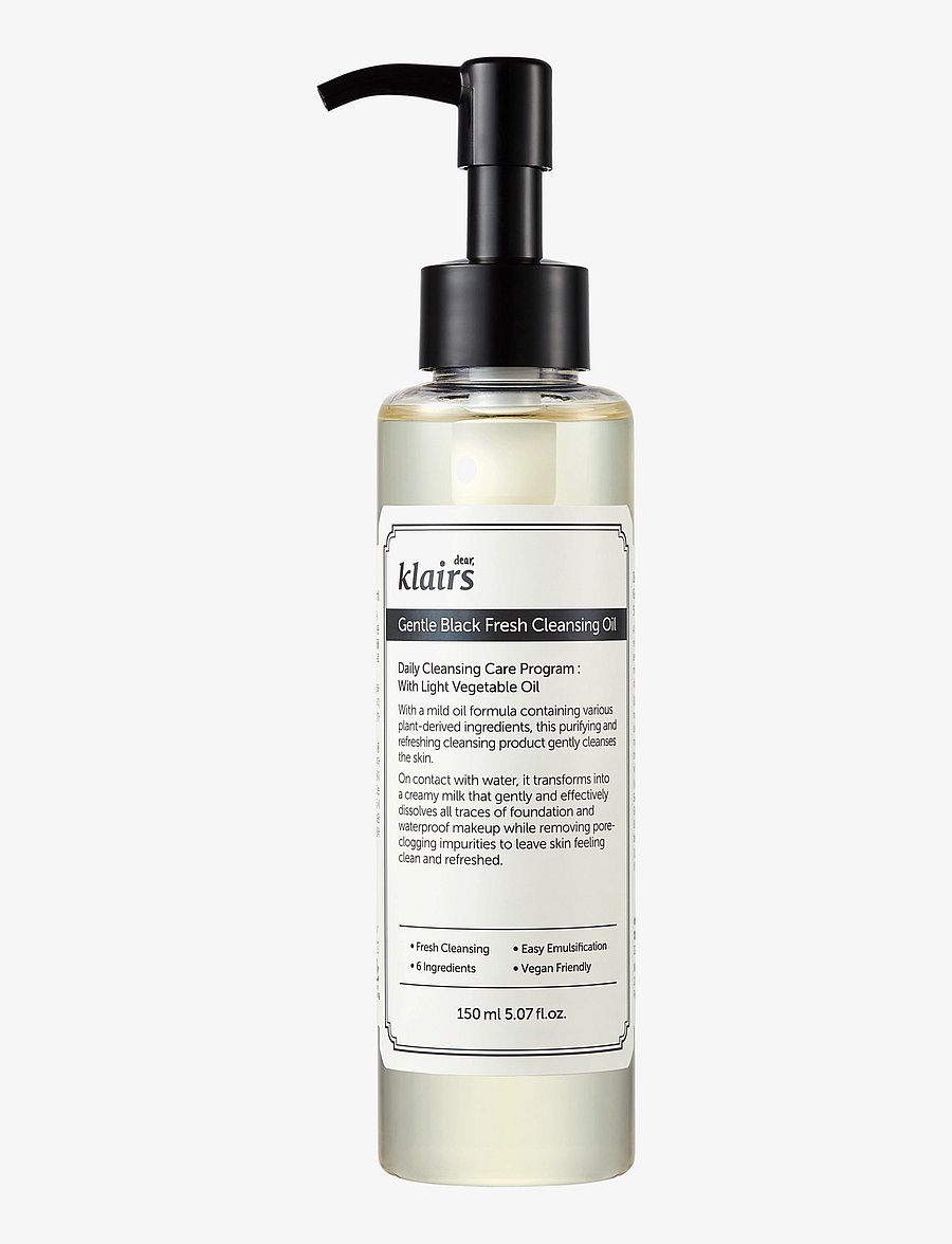 Klairs - Gentle Black Fresh Cleansing Oil Full Size - puhastavad õlid - white - 1