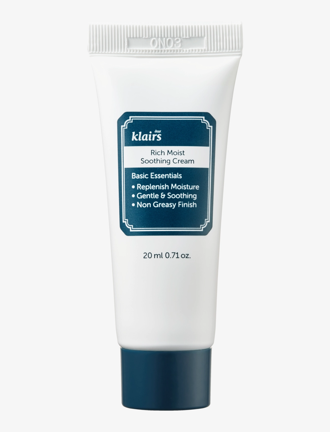 Klairs Rich Moist Soothing Cream Mini, Day Cremes, Nude, Str: 20 ML