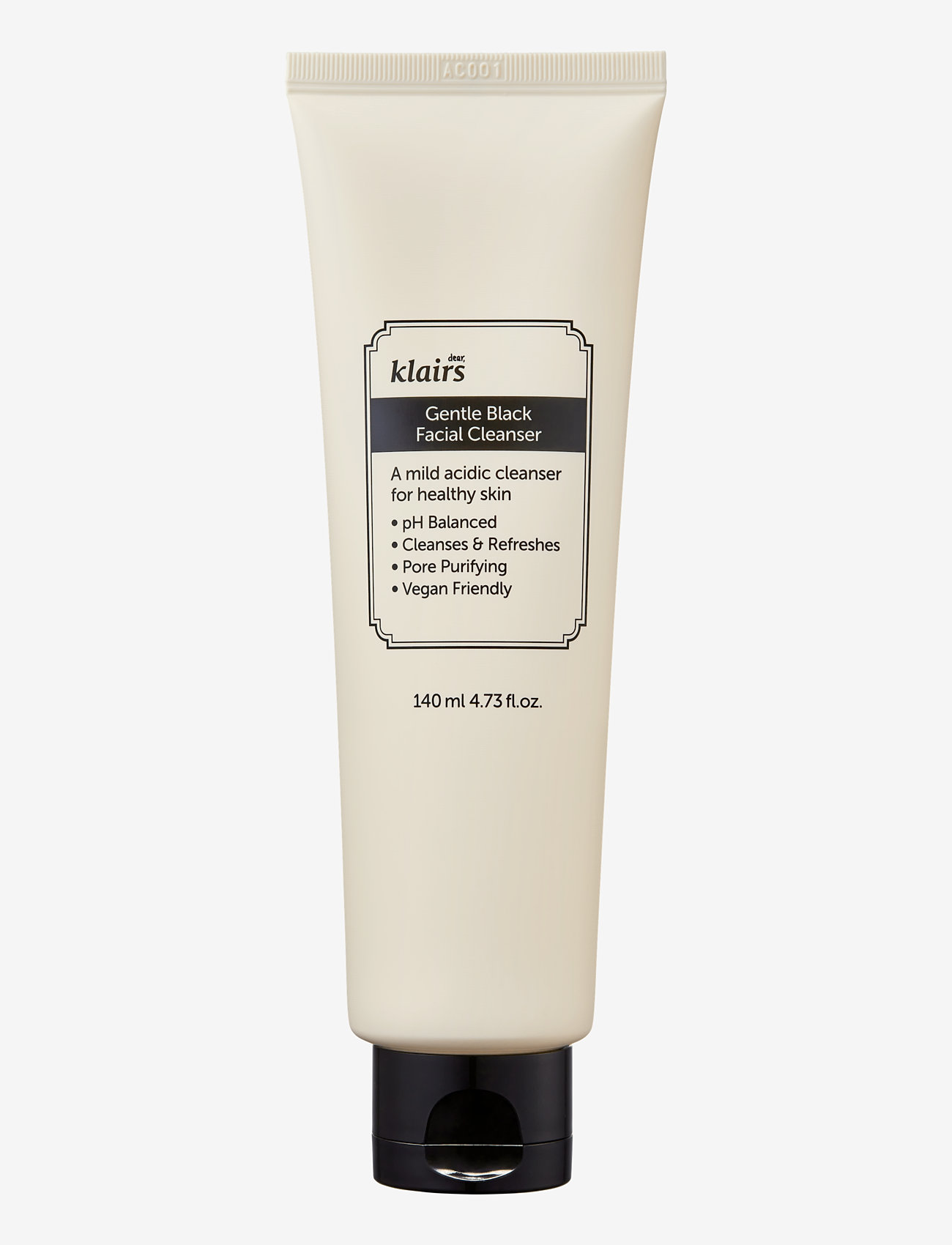 Klairs - Gentle Black Facial Cleanser Full Size - Ādas kopšana - white - 1