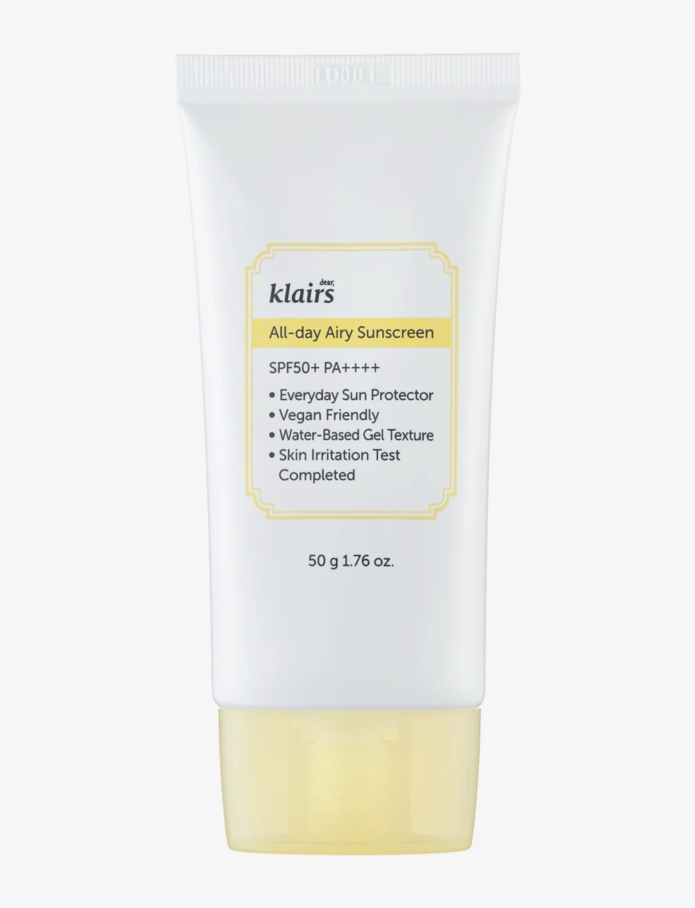 Klairs - All-day Airy Sunscreen - kehale - white - 1