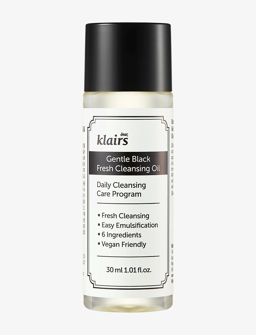 Klairs - Gentle Black Fresh Cleansing Oil Mini - puhastavad õlid - white - 0