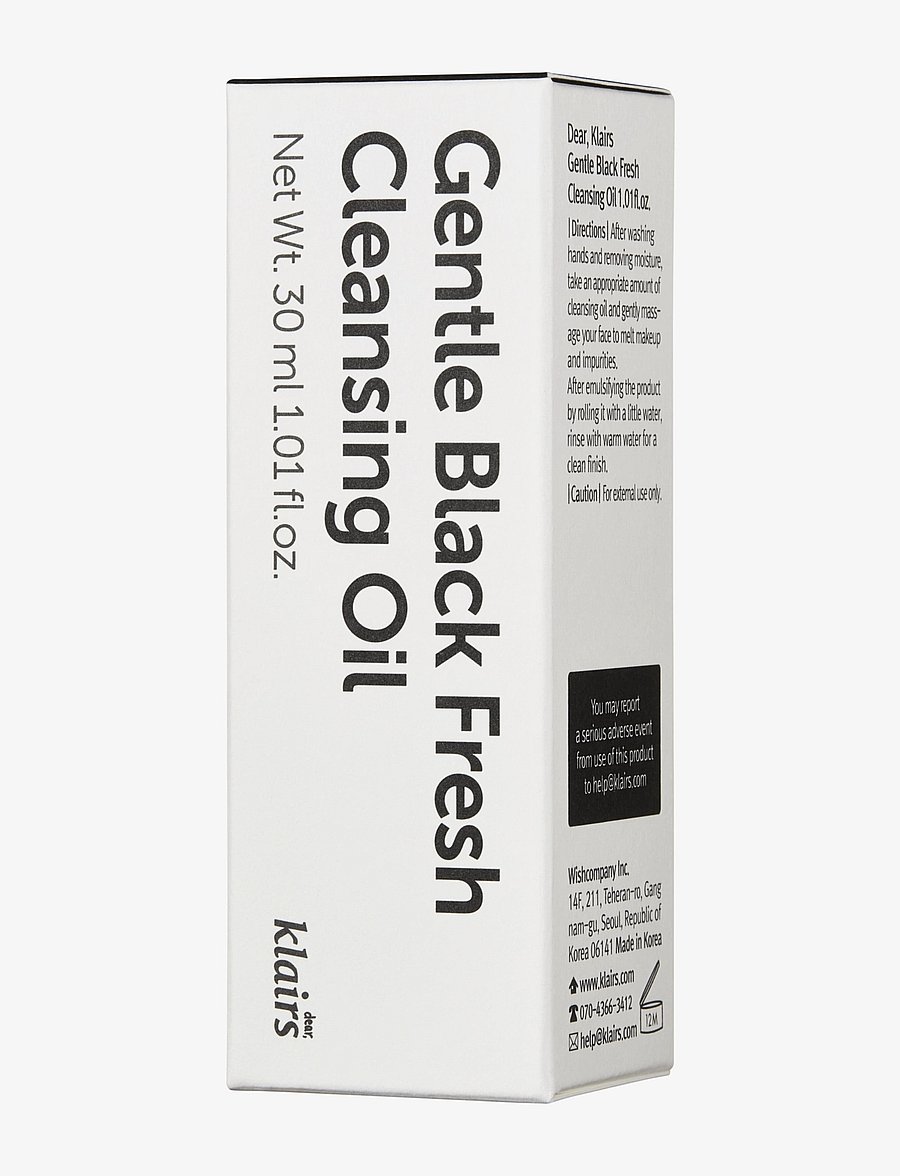 Klairs - Gentle Black Fresh Cleansing Oil Mini - puhastavad õlid - white - 1