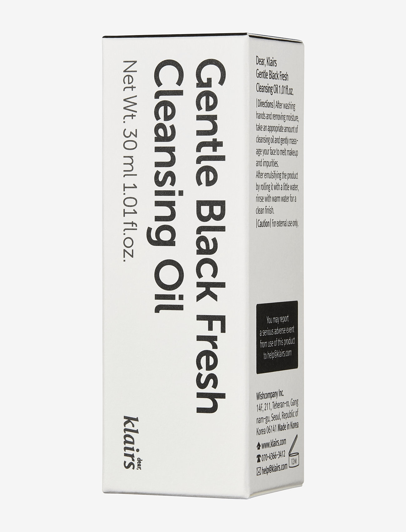 Klairs - Klairs Gentle Black Facial Cleanser Mini - odos priežiūra - white - 1