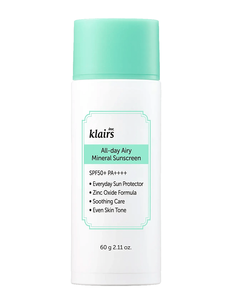 Klairs - KLAIRS All-day Airy Mineral Sunscreen - kasvoille - white - 1