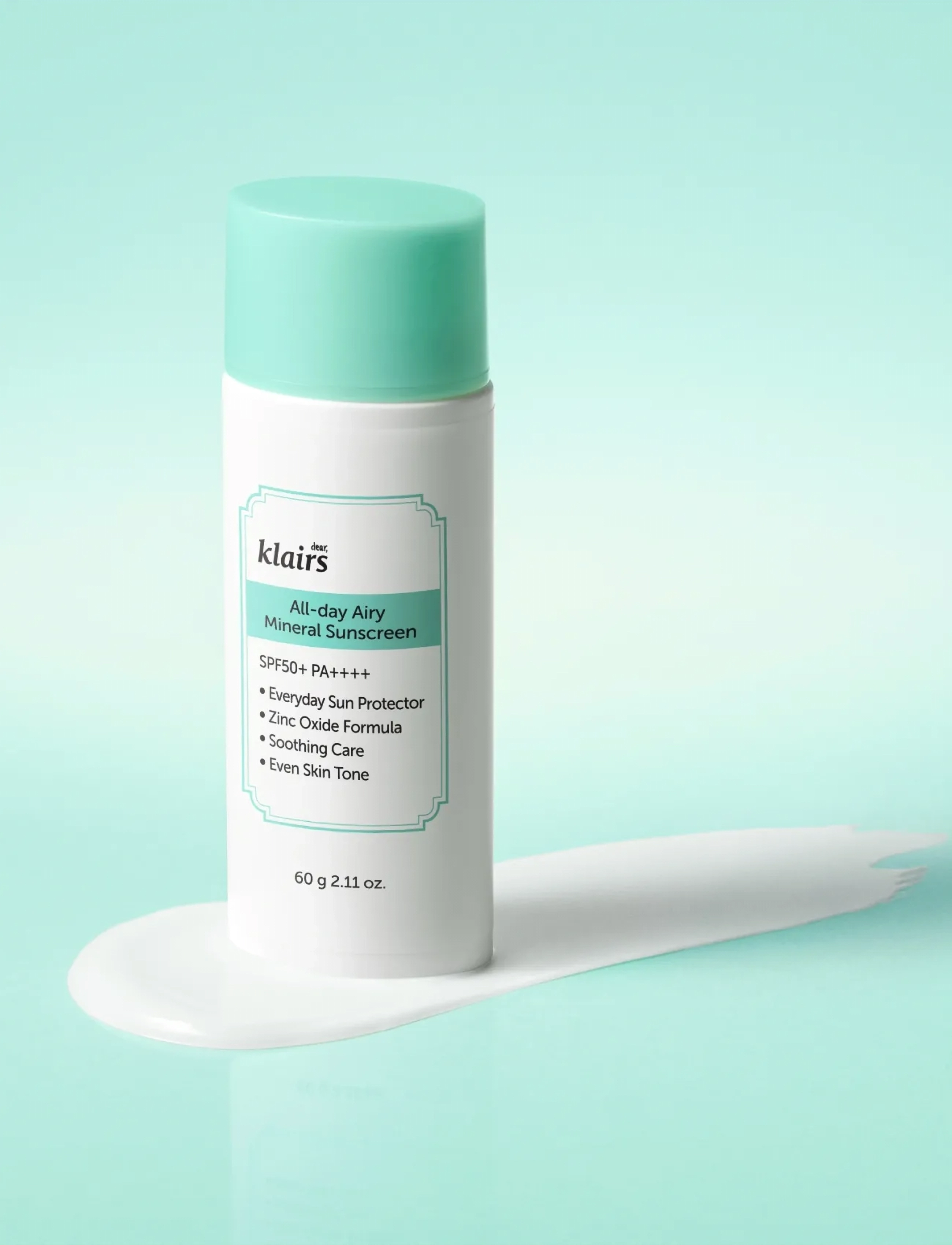 Klairs - KLAIRS All-day Airy Mineral Sunscreen - kasvoille - white - 2
