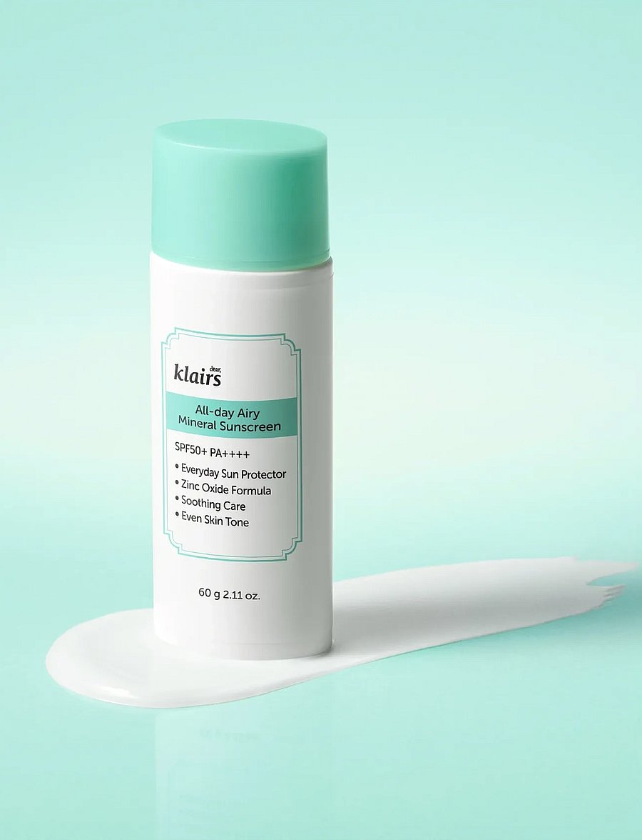 Klairs - KLAIRS All-day Airy Mineral Sunscreen - kasvoille - white - 2