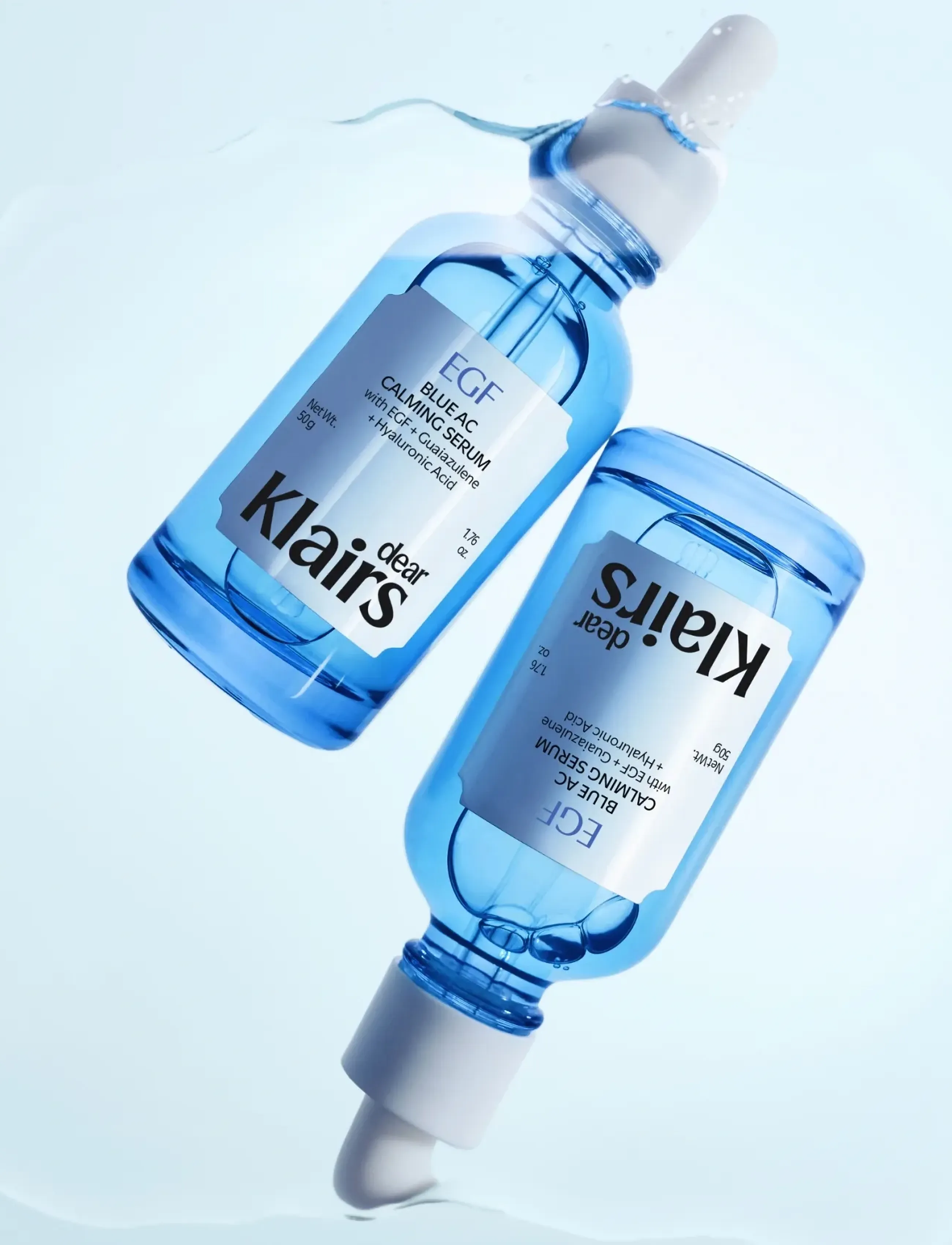 Klairs - KLAIRS EGF Blue AC Calming Serum 50g - serum & olier - clear - 4