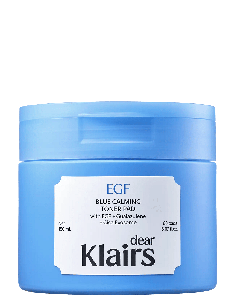 Klairs - KLAIRS EGF Blue Calming Toner Pad 150ml 60 Pad - toonikupadjad - white - 1