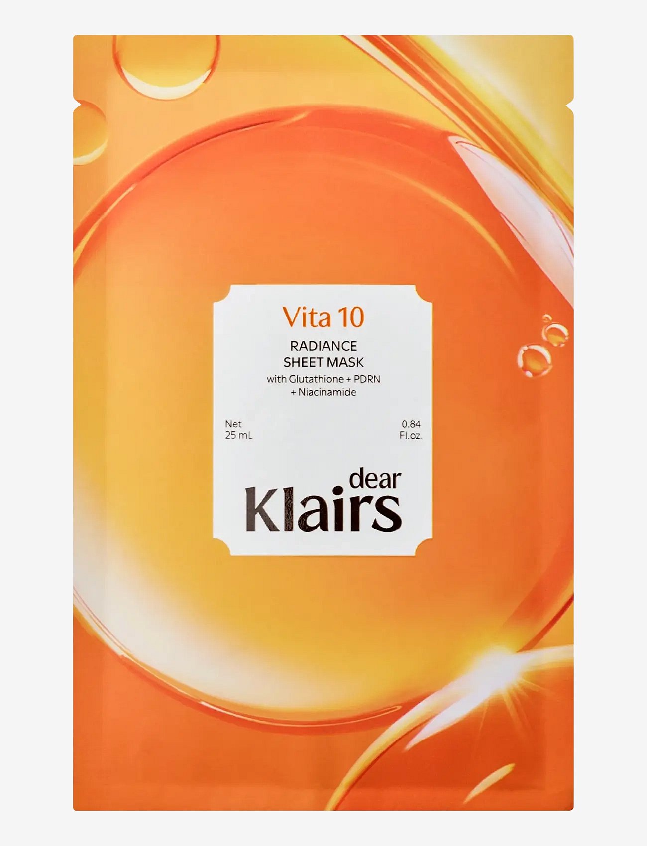 Klairs Klairs Vita 10 Radiance Sheet Mask 25Ml - Nude - 25 ML