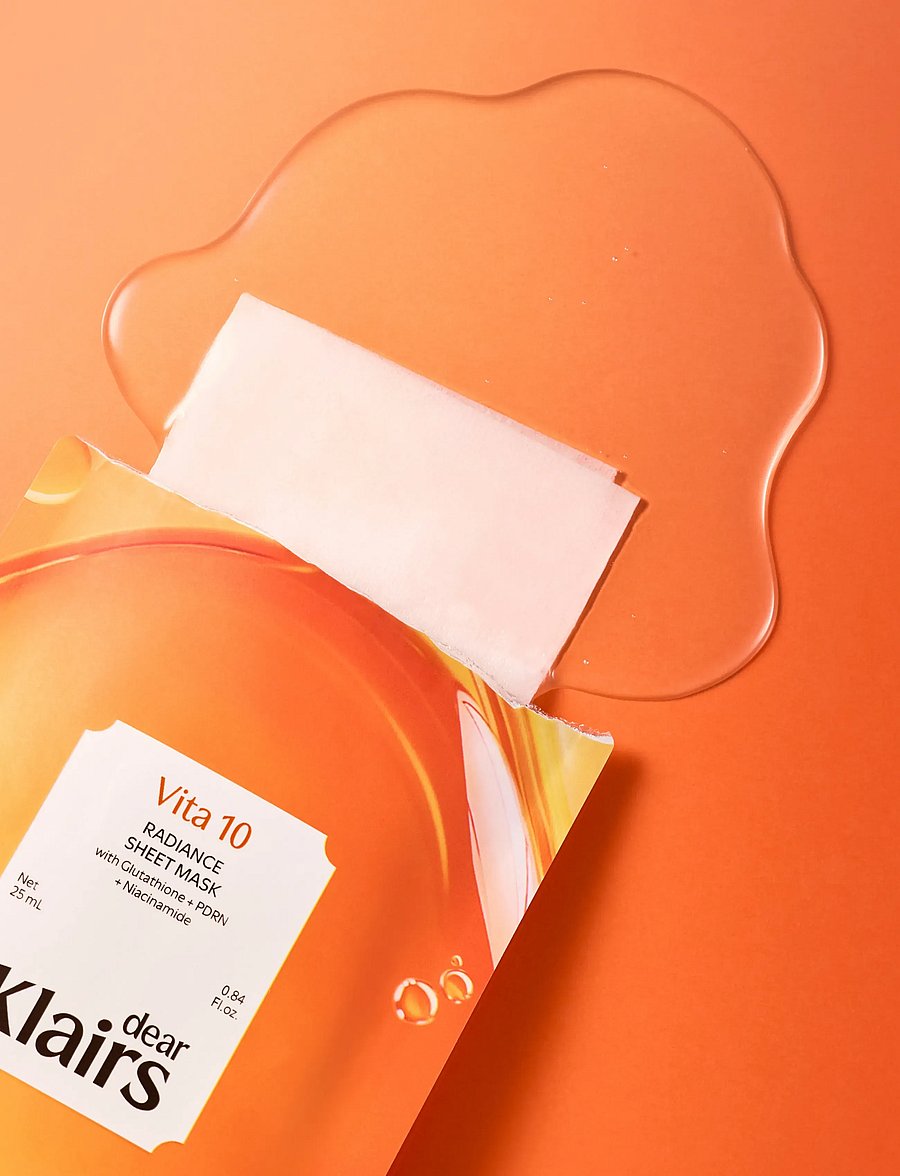 Klairs - KLAIRS Vita 10 Radiance Sheet Mask 25ml - nahahooldus - white - 0