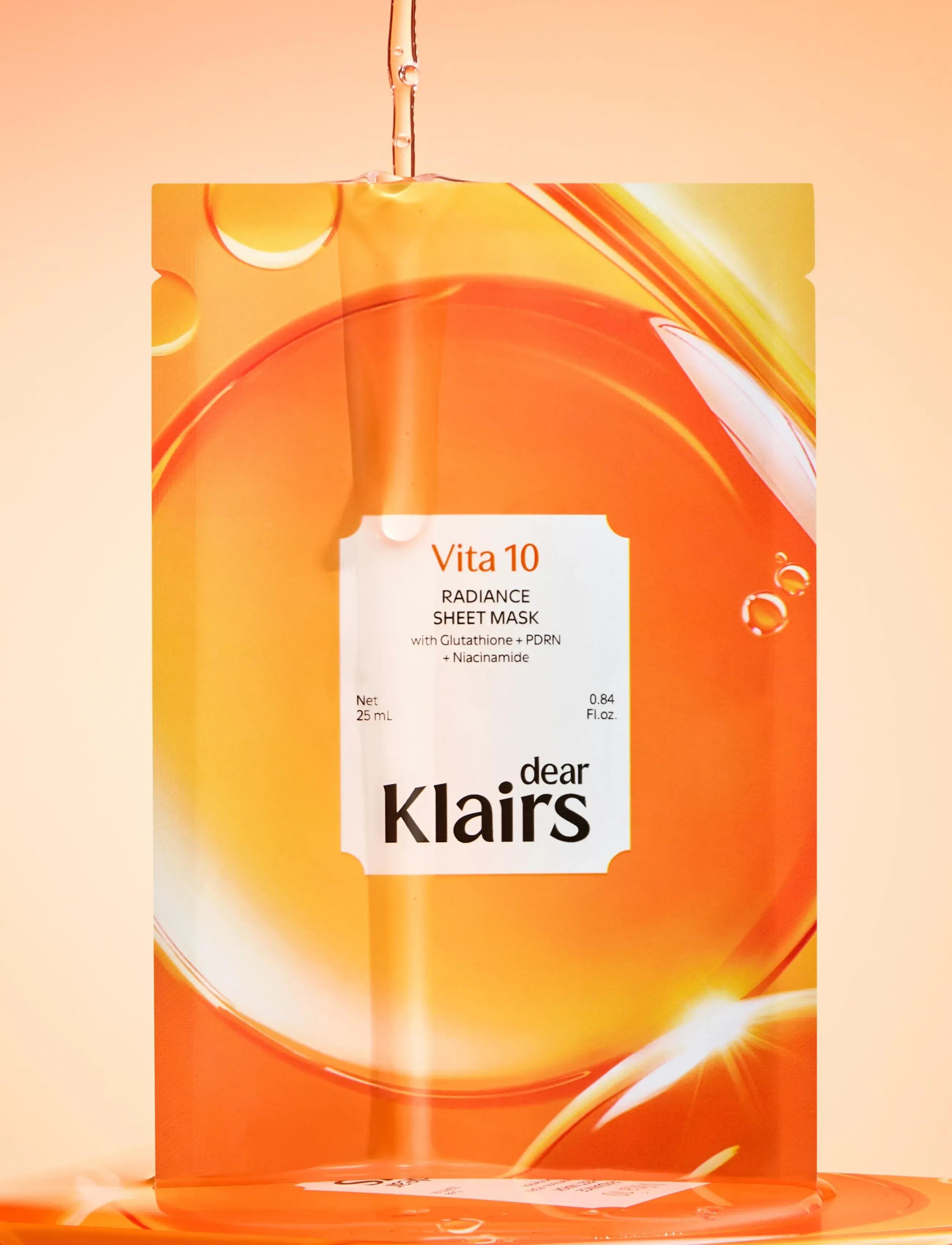 Klairs - KLAIRS Vita 10 Radiance Sheet Mask 25ml - hudpleje - white - 4