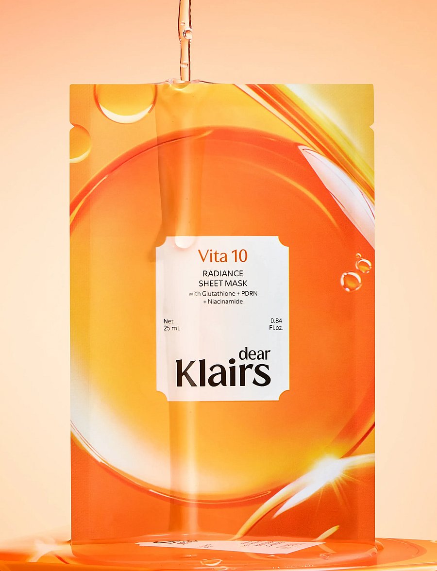 Klairs - KLAIRS Vita 10 Radiance Sheet Mask 25ml - nahahooldus - white - 4