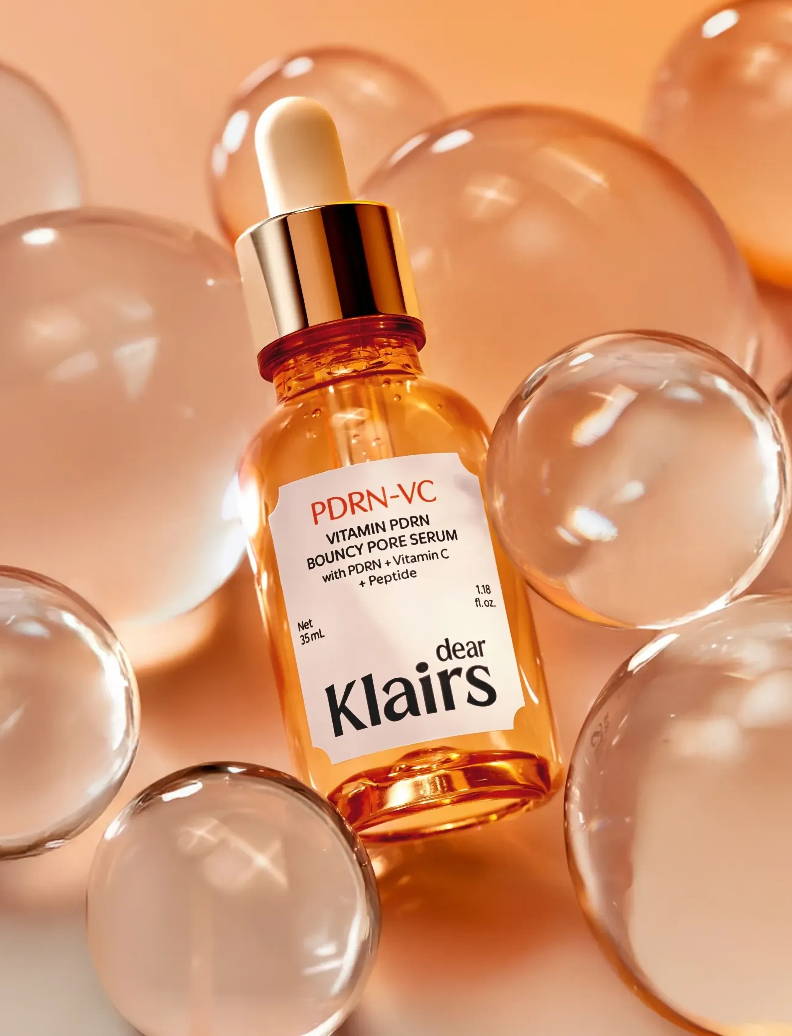 Klairs - KLAIRS Vitamin PDRN Bouncy Pore Serum 35ml - serum & olier - clear - 3
