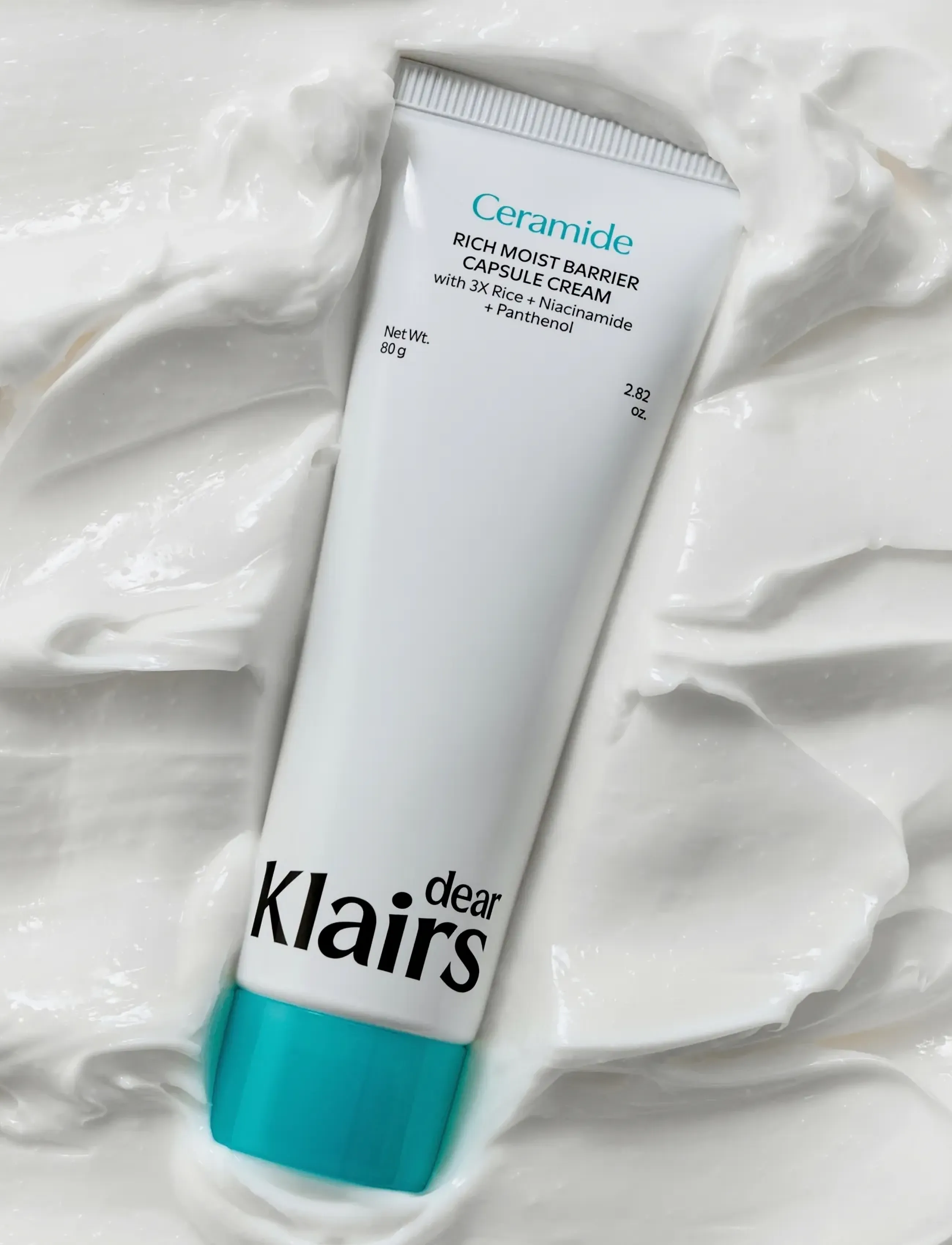 Klairs - Rich Moist Barrier Capsule Cream 80g - fuktkrämer - white - 2