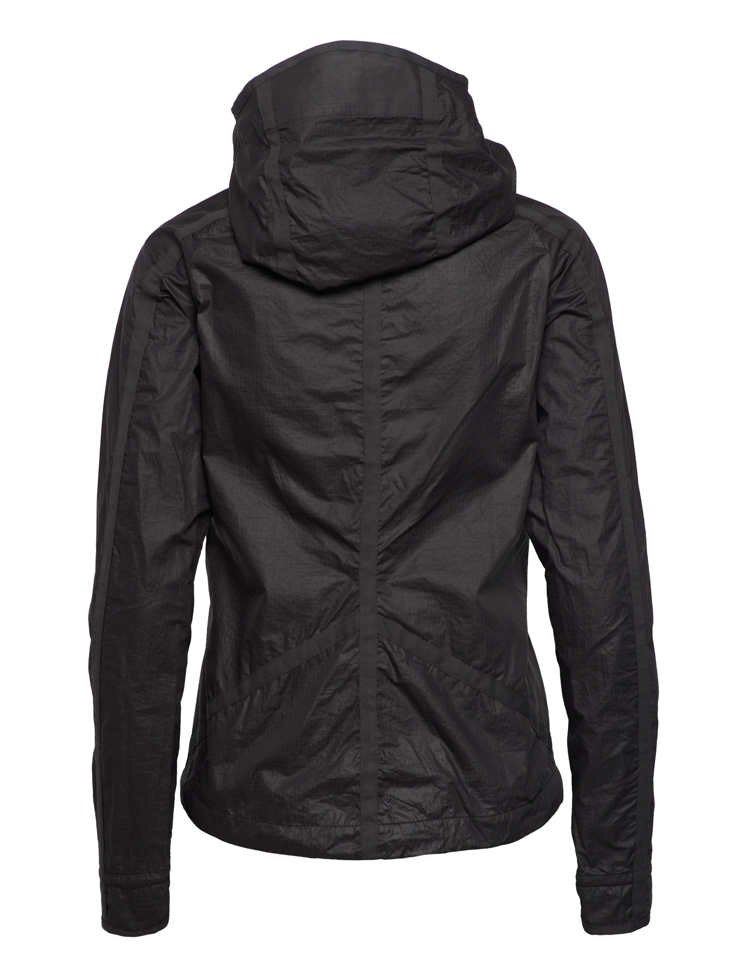 Klättermusen - Ansur Hooded Wind Jacket W's - raven black - 2