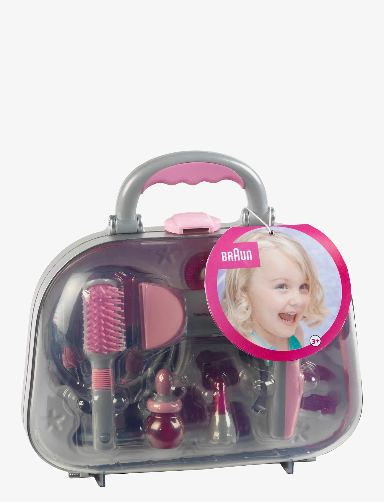 Klein - Hairstyling Case With Braun Hairdryer - foregive makeup & tilbehør - multi - 3