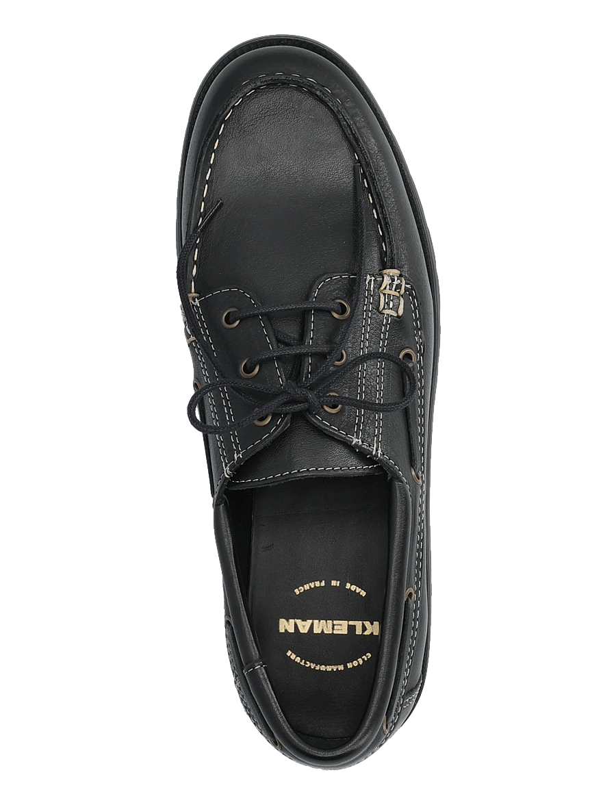 KLEMAN - EMBRUNS OAK NOIR - derby-schuhe - noir - 3