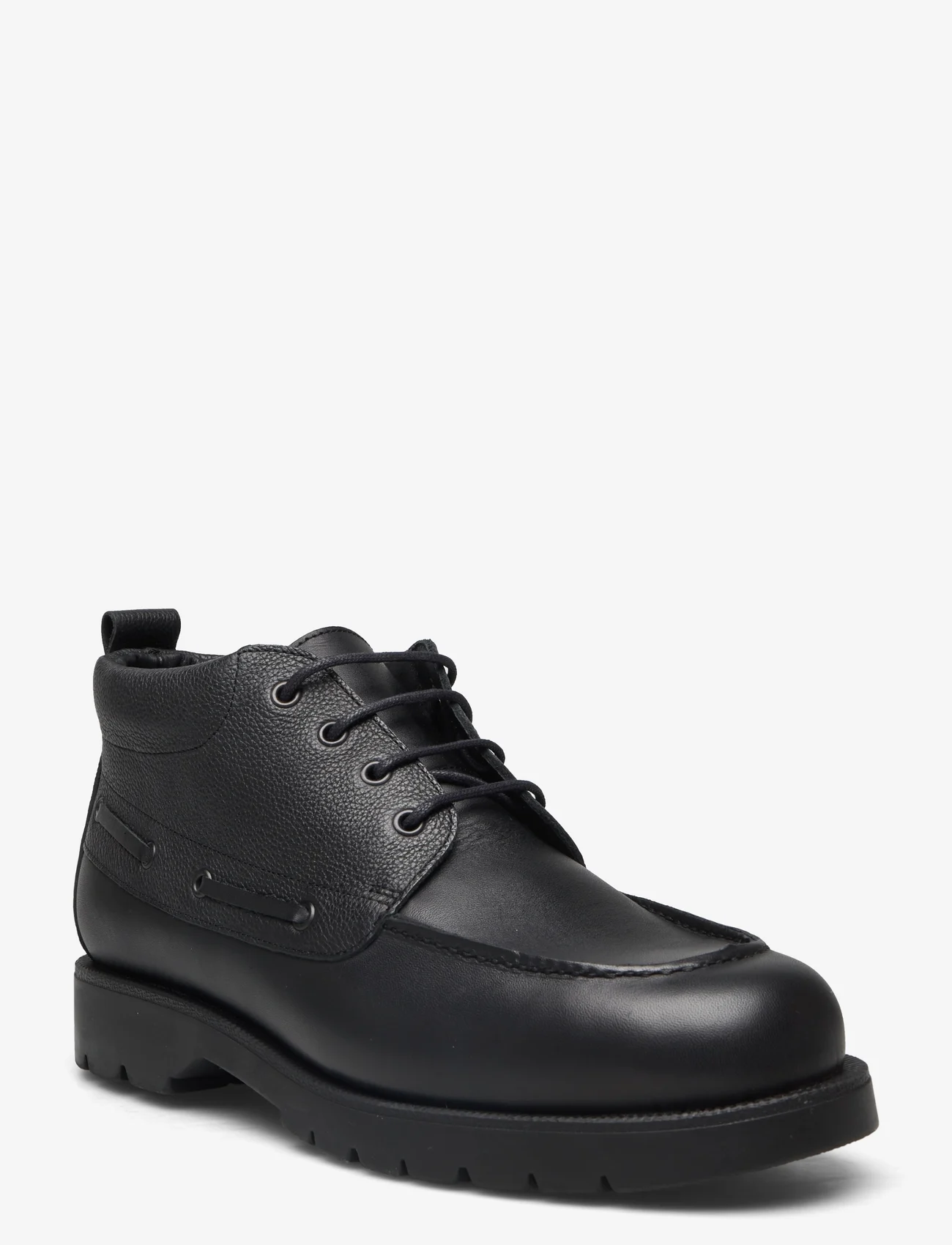 KLEMAN - MATELOT - støvler med snøre - noir - 0