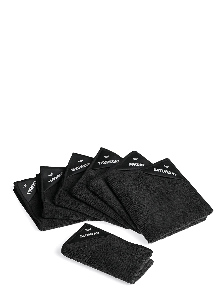 Klud - Kitchen cloth weekdays Black - madalaimad hinnad - black - 0