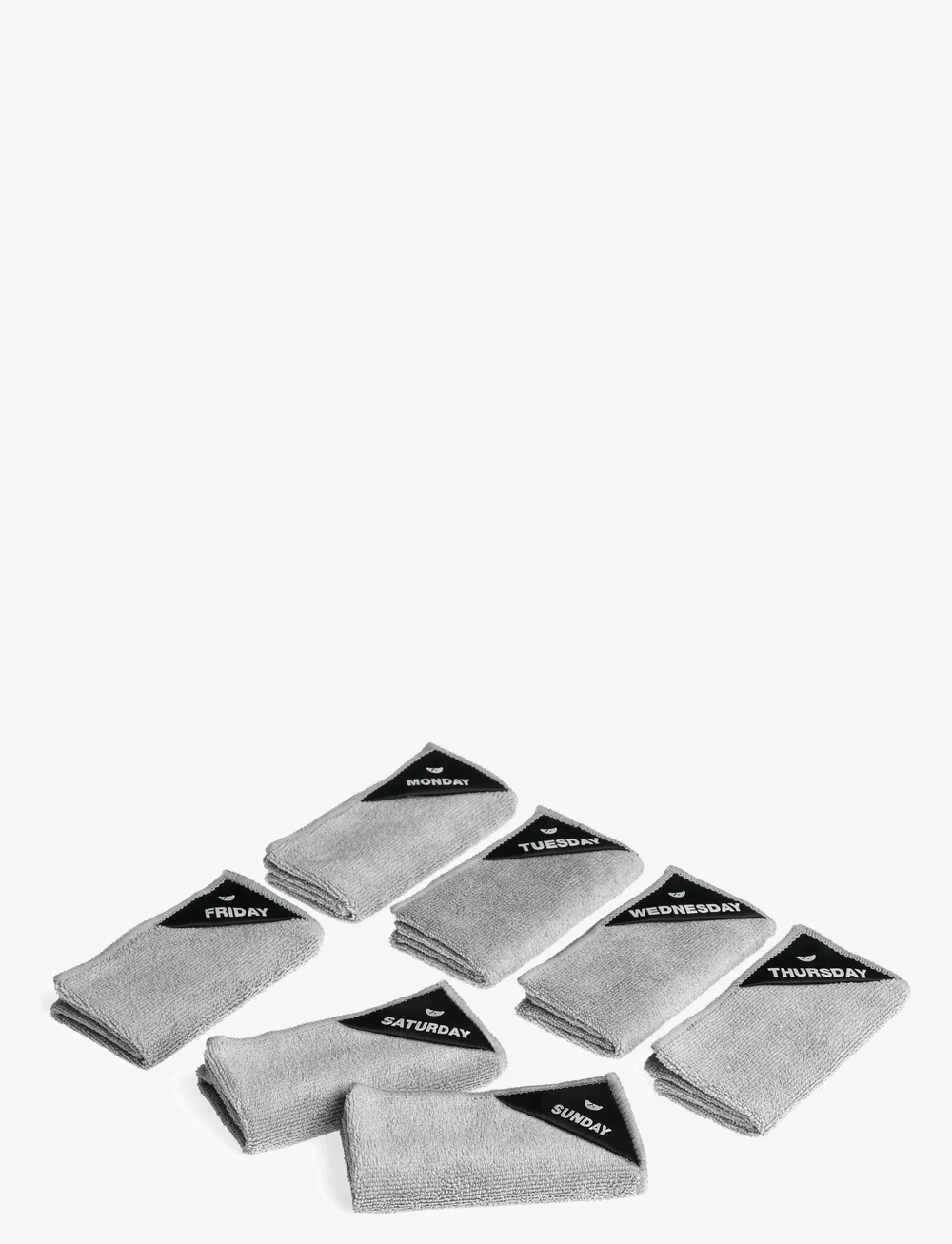 Klud - Kitchen cloth weekdays Grey - nõudepesulapid ja -harjad - grey - 0