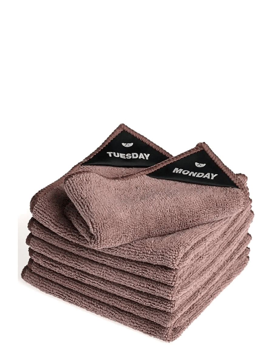 Klud - Kitchen cloth weekdays Mauve - madalaimad hinnad - mauve - 0
