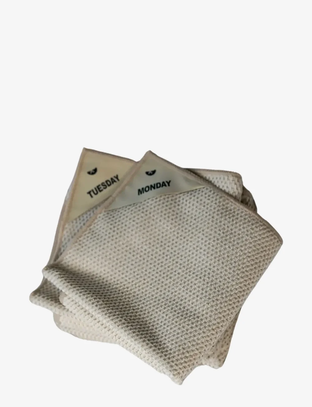 Klud - Premium kitchen cloth weekdays, Almond - chiffons et brosse à vaisselle - almond - 0
