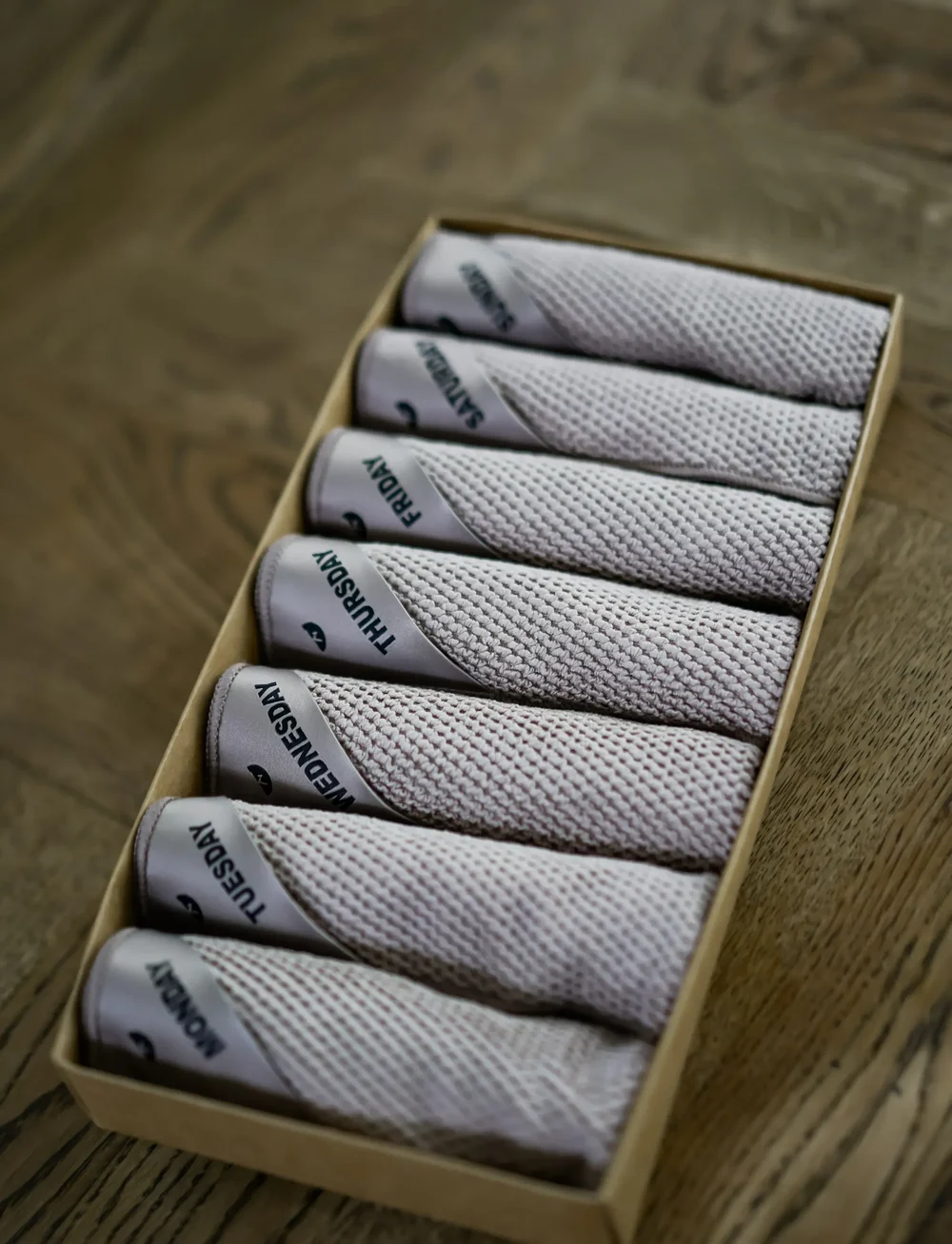 Klud - Premium kitchen cloth weekdays, Almond - chiffons et brosse à vaisselle - almond - 4