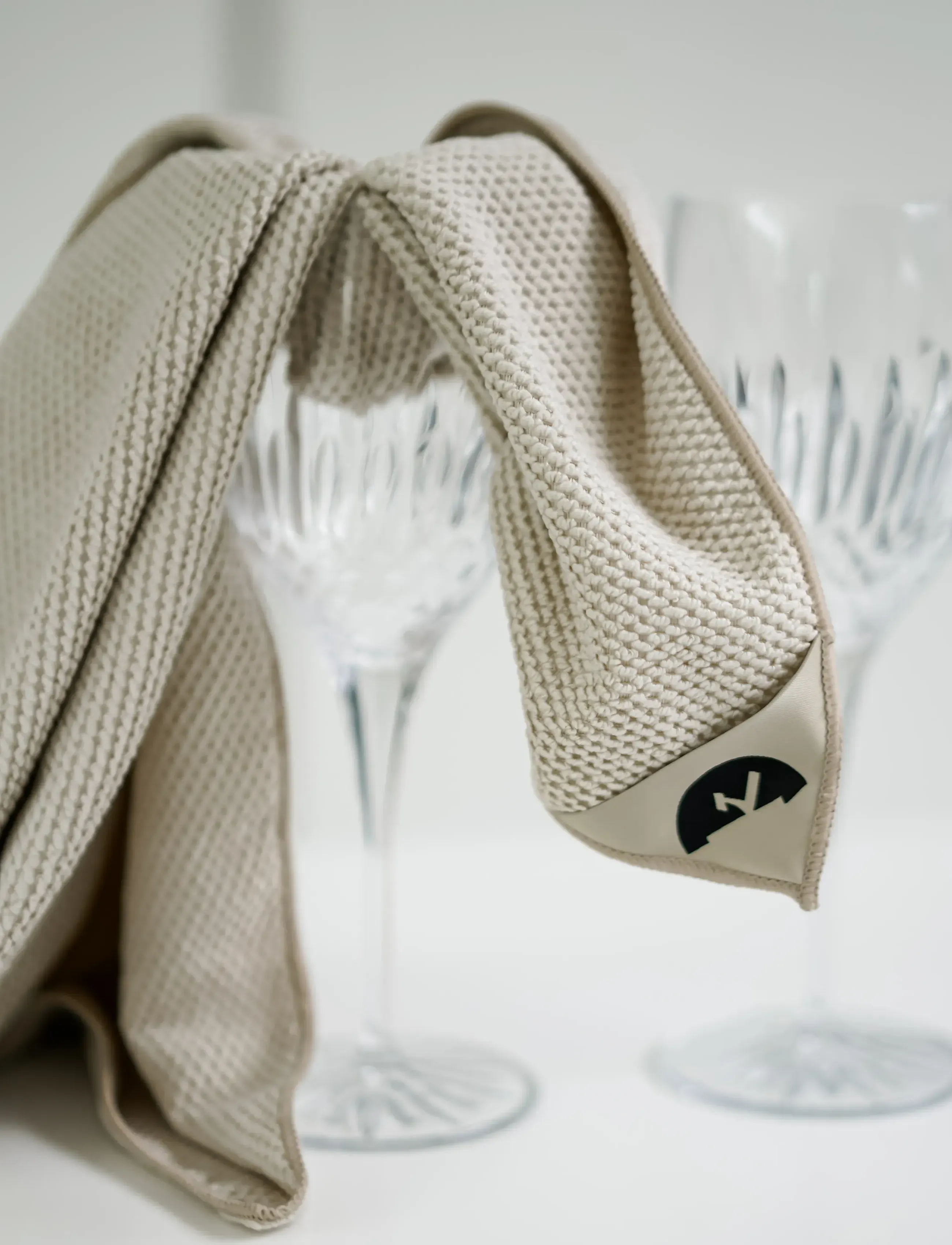 Klud Premium Kitchen Towels, Almond,,,Creme Gr.50X70CM