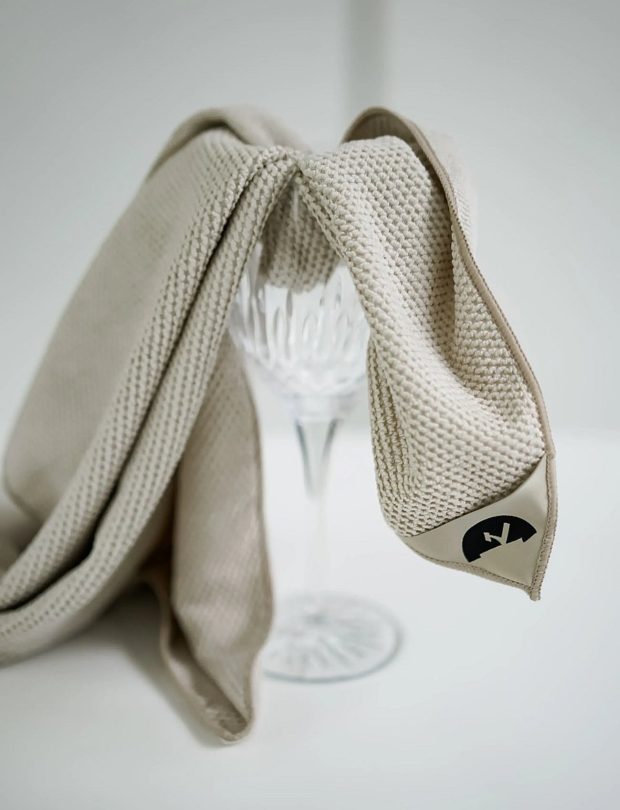 Klud - Premium kitchen towels, Almond - die niedrigsten preise - almond - 4
