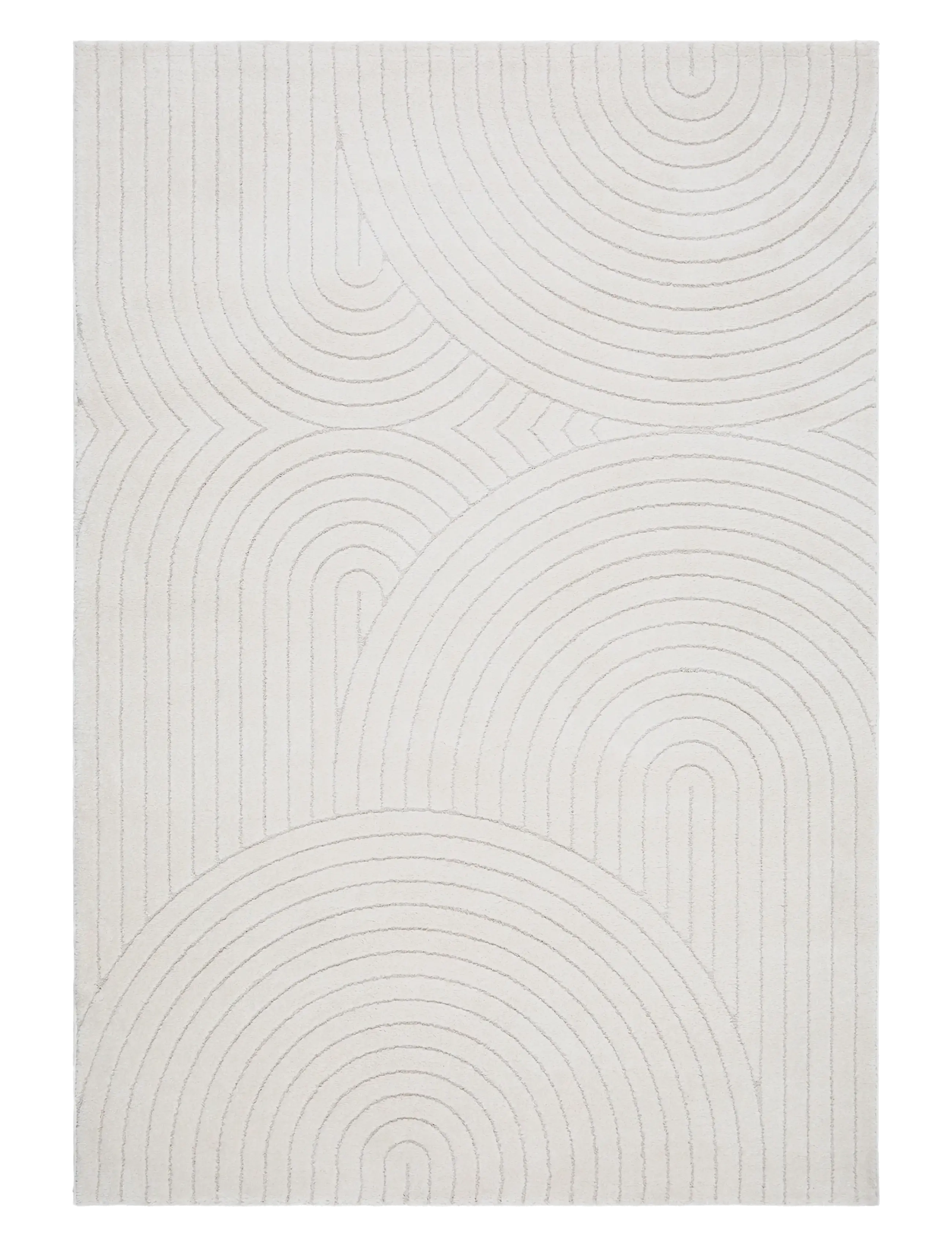 KM Home Genova Zen, 200X290 cm, White, Tæpper Og Tæpper > Andre Tæpper, Unisex