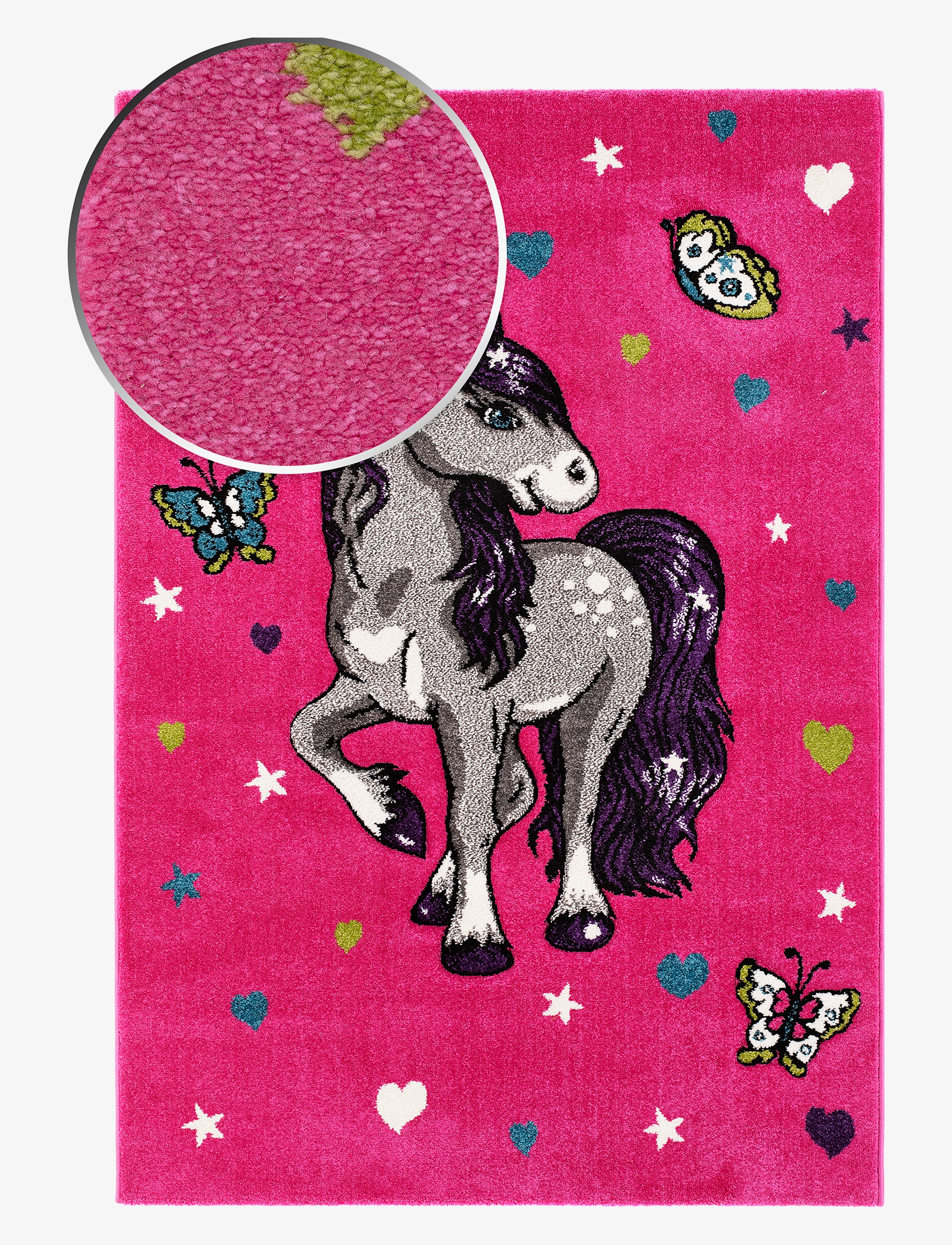 KM Home Atlas Häst - Interiør - MULTI / pink/rose