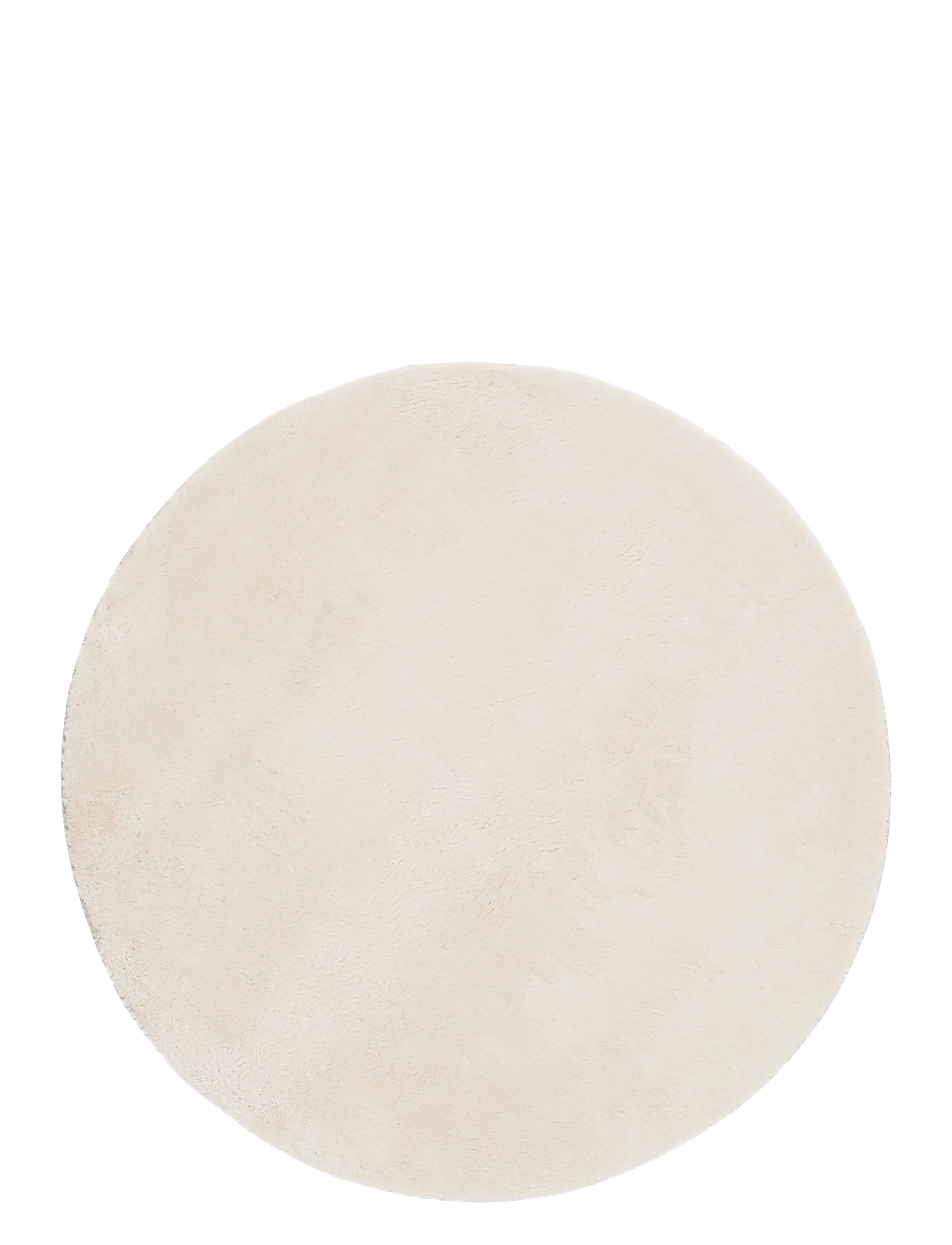 KM Home Soft, Plastiktæppe, Creme, Str: 120X120CM