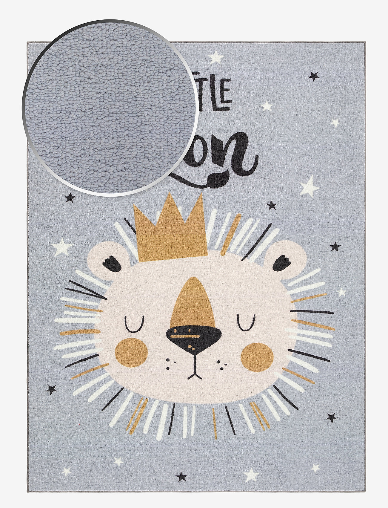 KM Home - Play Lionking - rectangular rugs - grey - 1