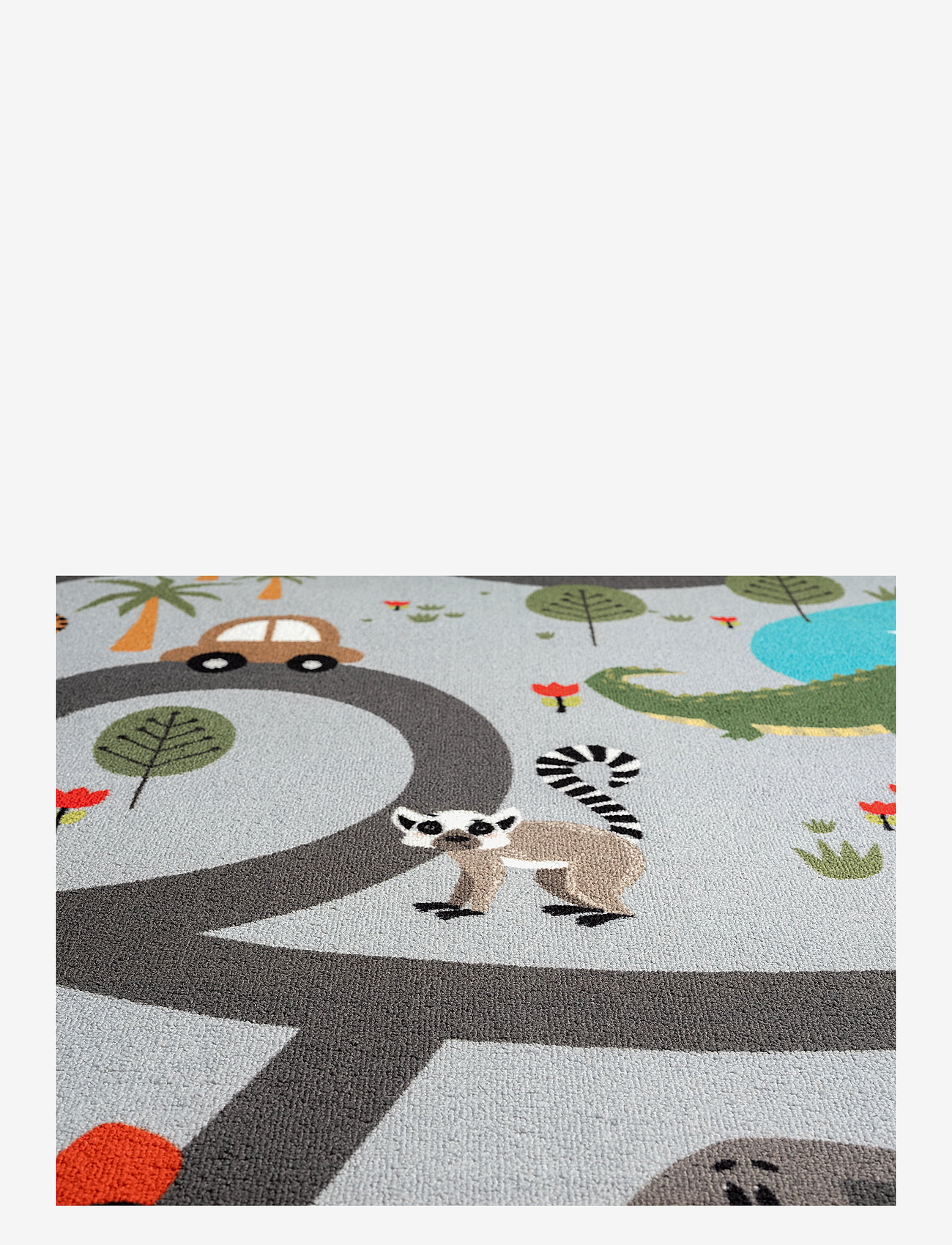 KM Home - Play Animals - rechteckig teppiche - grey - 3