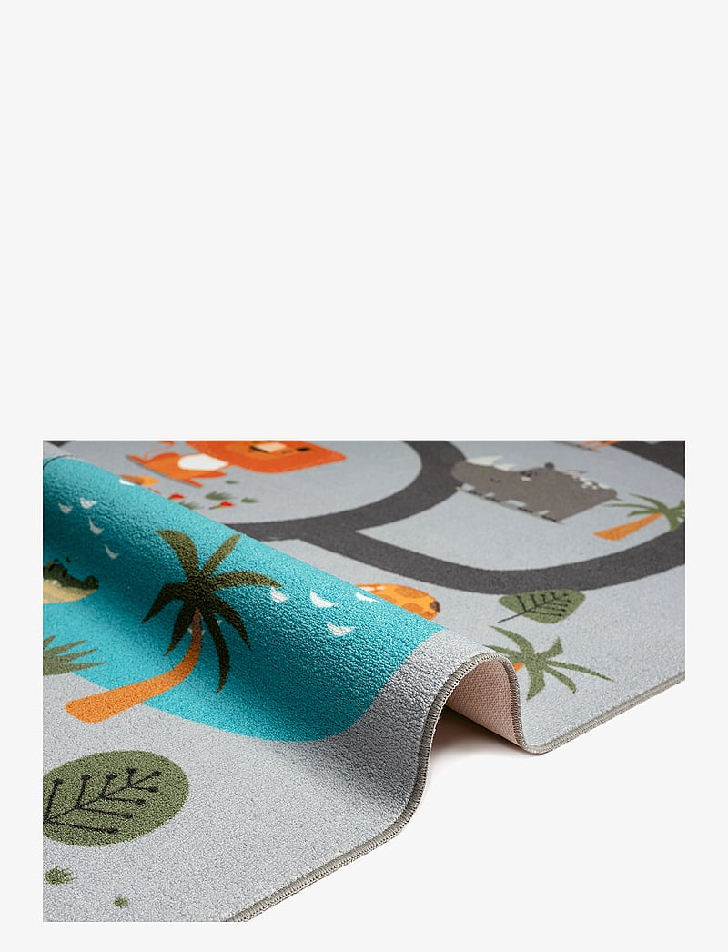 KM Home - Play Animals - rechteckig teppiche - grey - 4