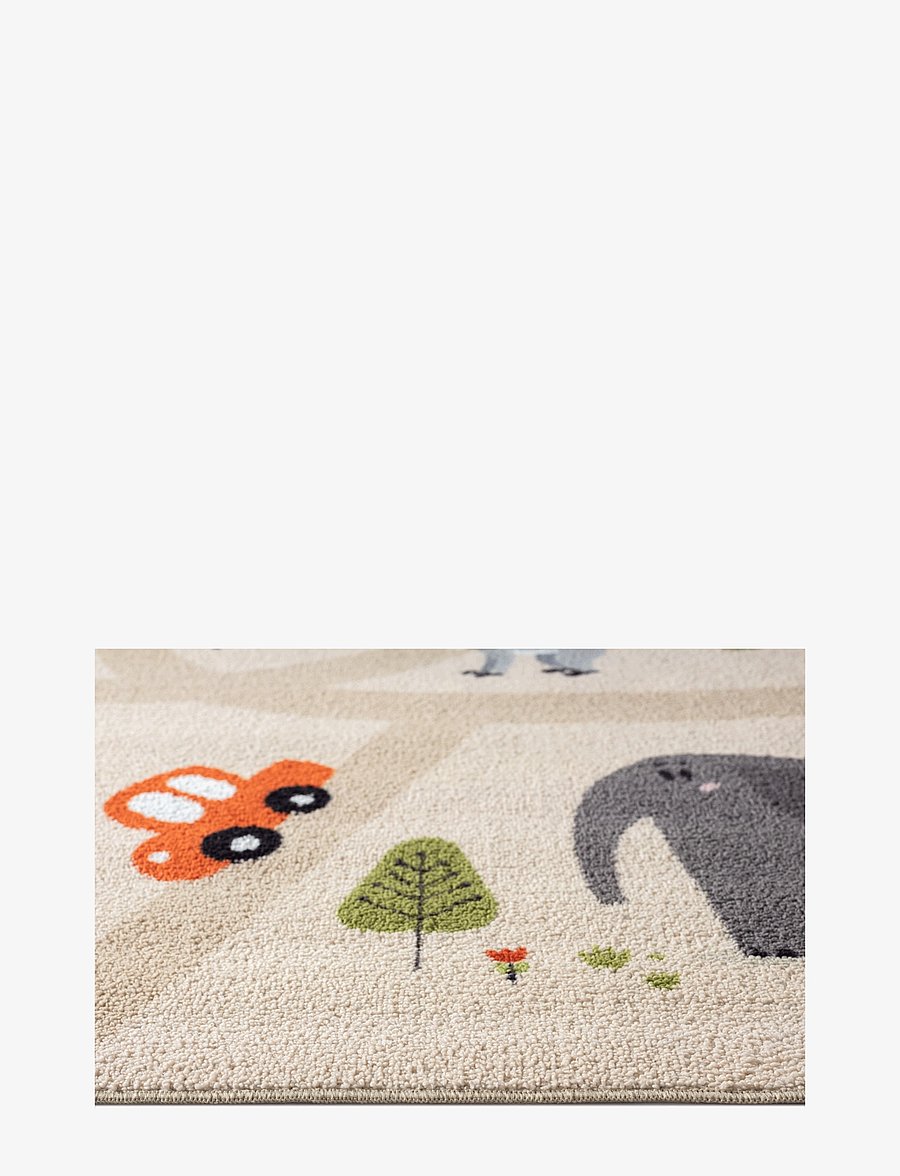 KM Home - Play Animals - rechteckig teppiche - linen - 2