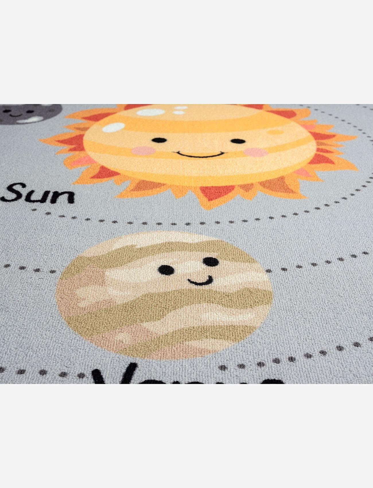 KM Home - Play Space - runda mattor - grey - 2