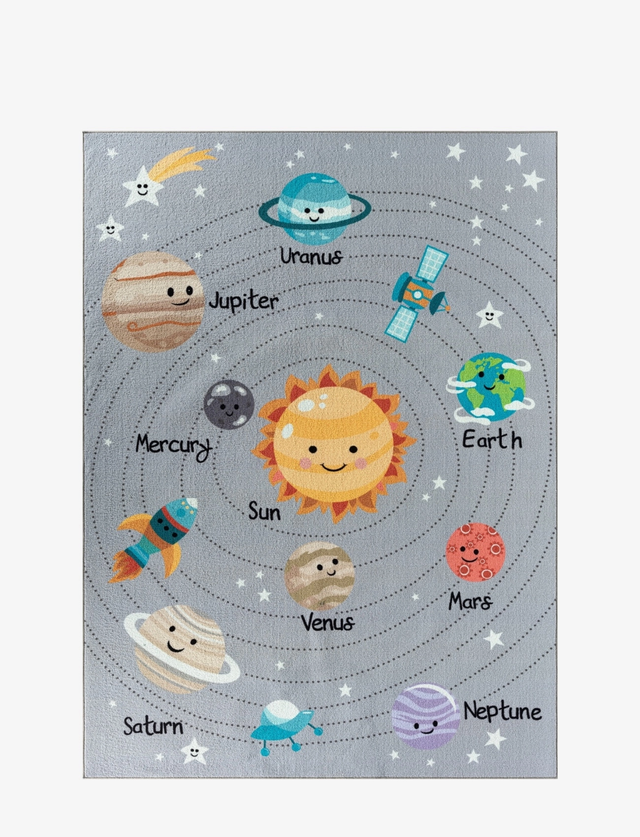 KM Home Play Space - Tæpper - GREY / multi