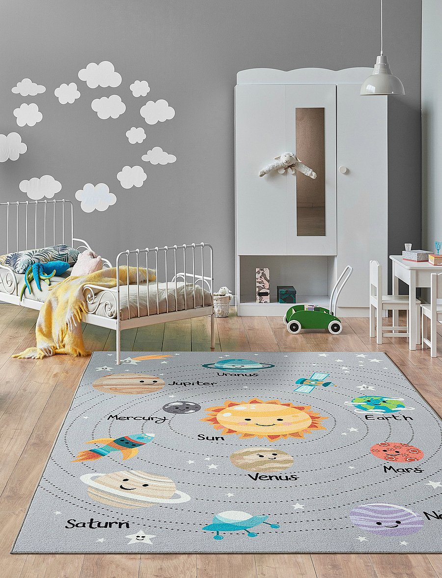 KM Home - Play Space - rechteckig teppiche - grey - 0