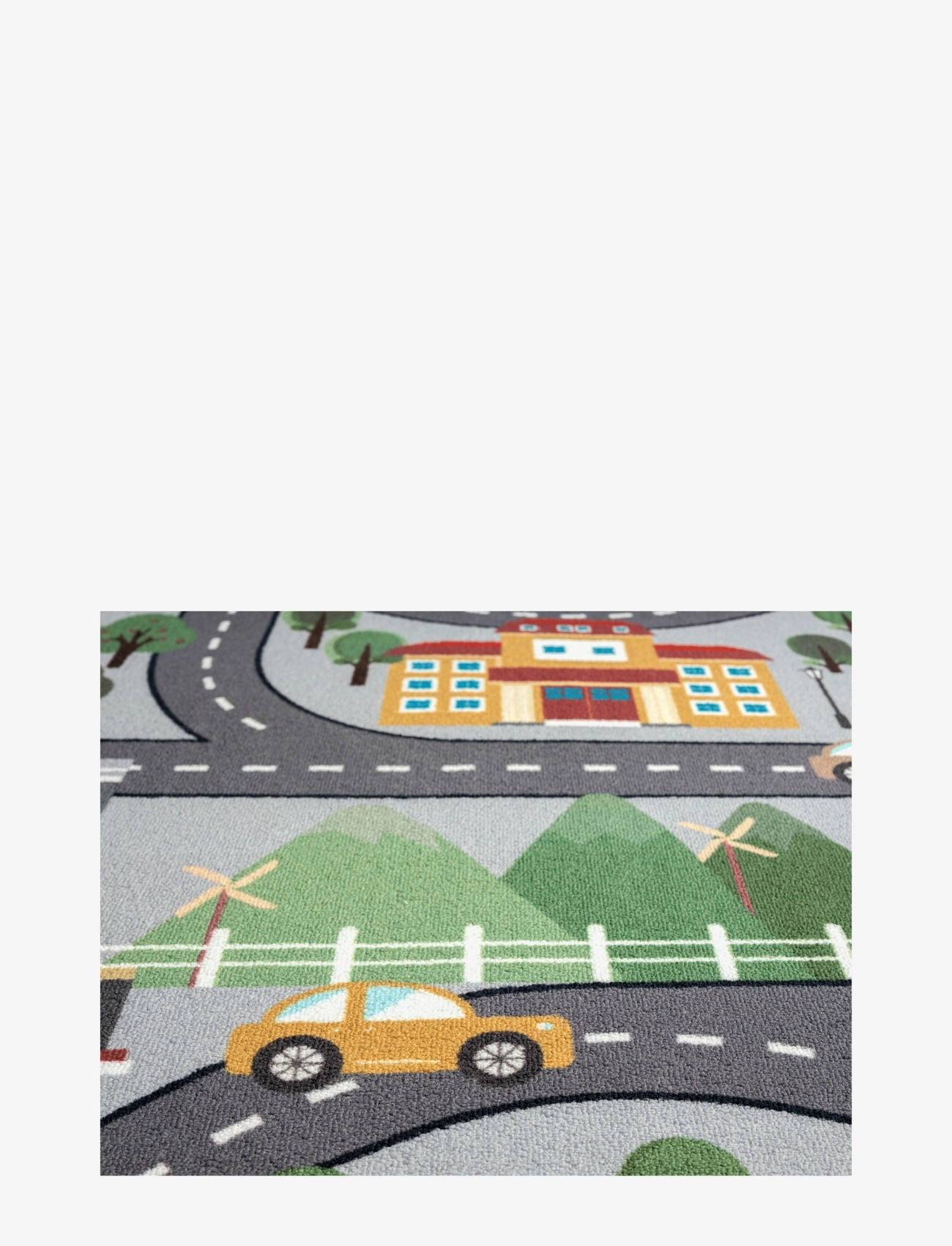 KM Home - Play Road - tapis ronds - grey - 2