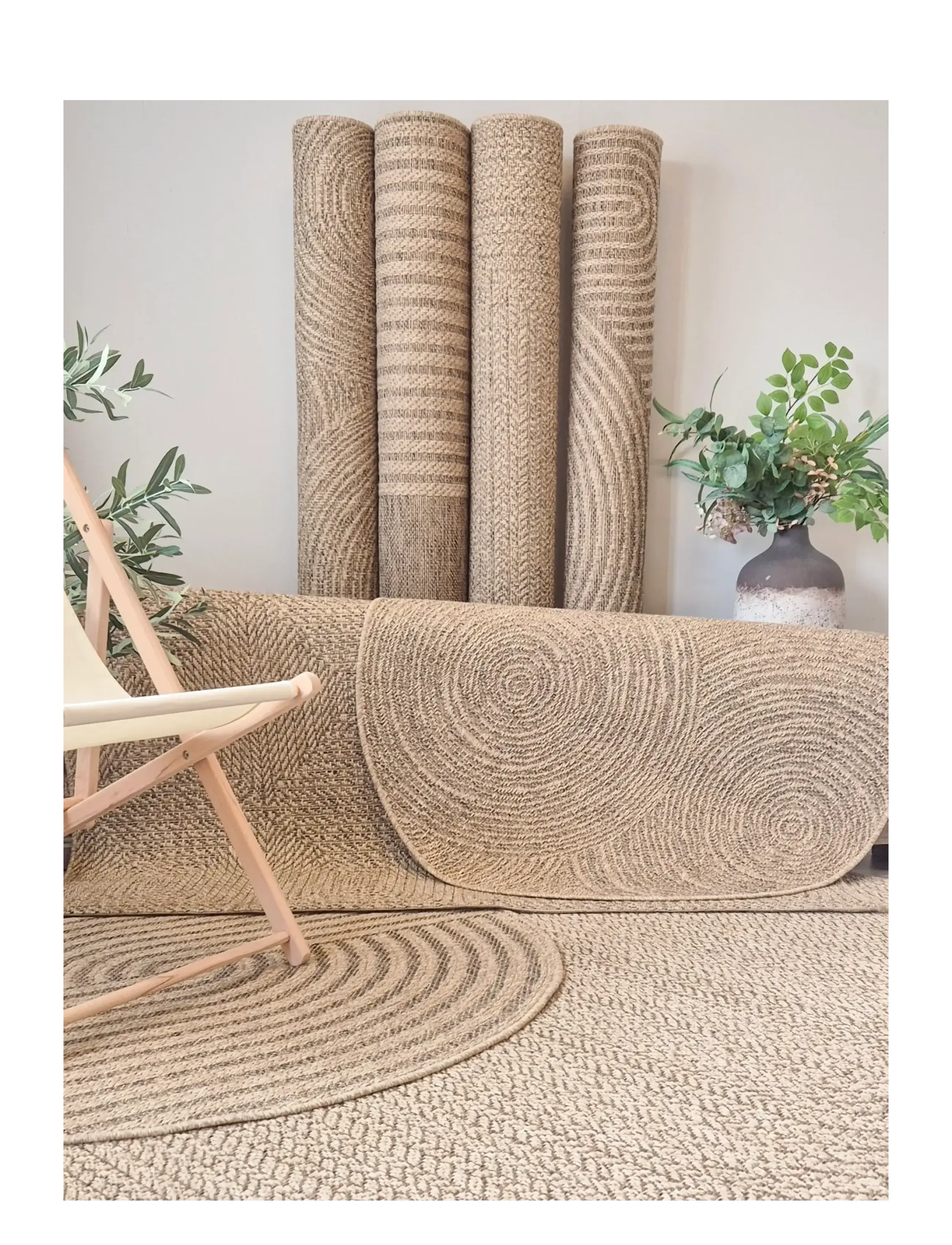 KM Home - Natural Circle - autres tapis - jute - 2