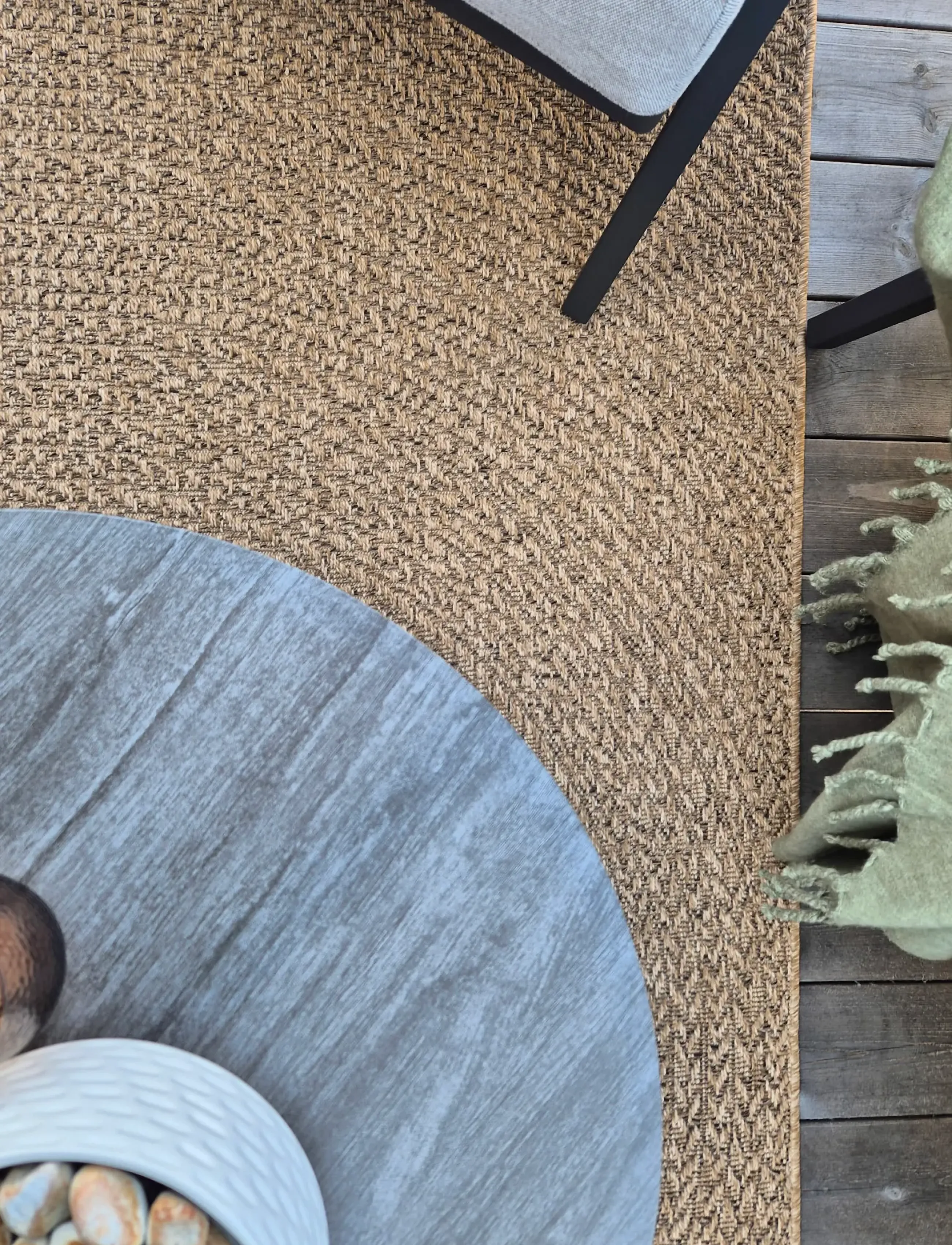 KM Home - Natural Circle - autres tapis - jute - 3
