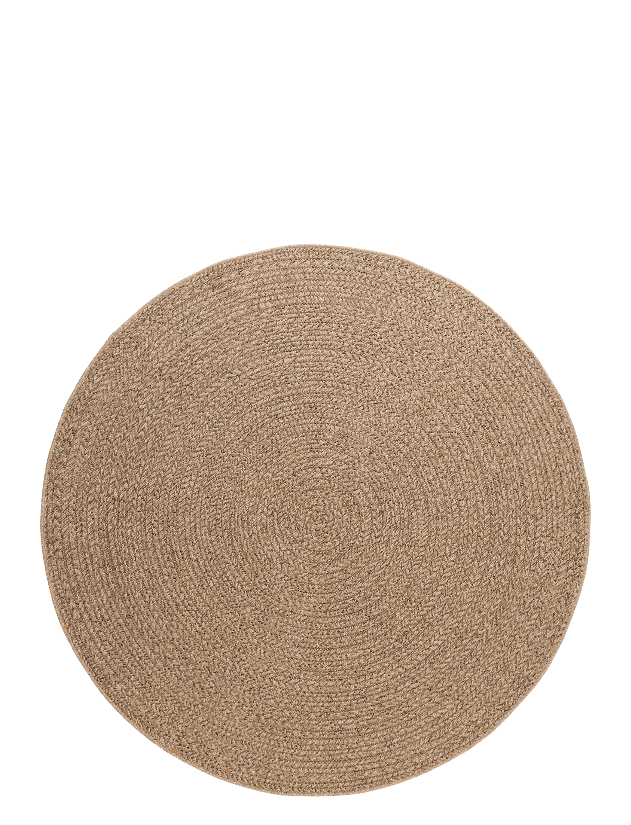 KM Home Natural Circle, Tæppe, Beige, Str: 160X160CM