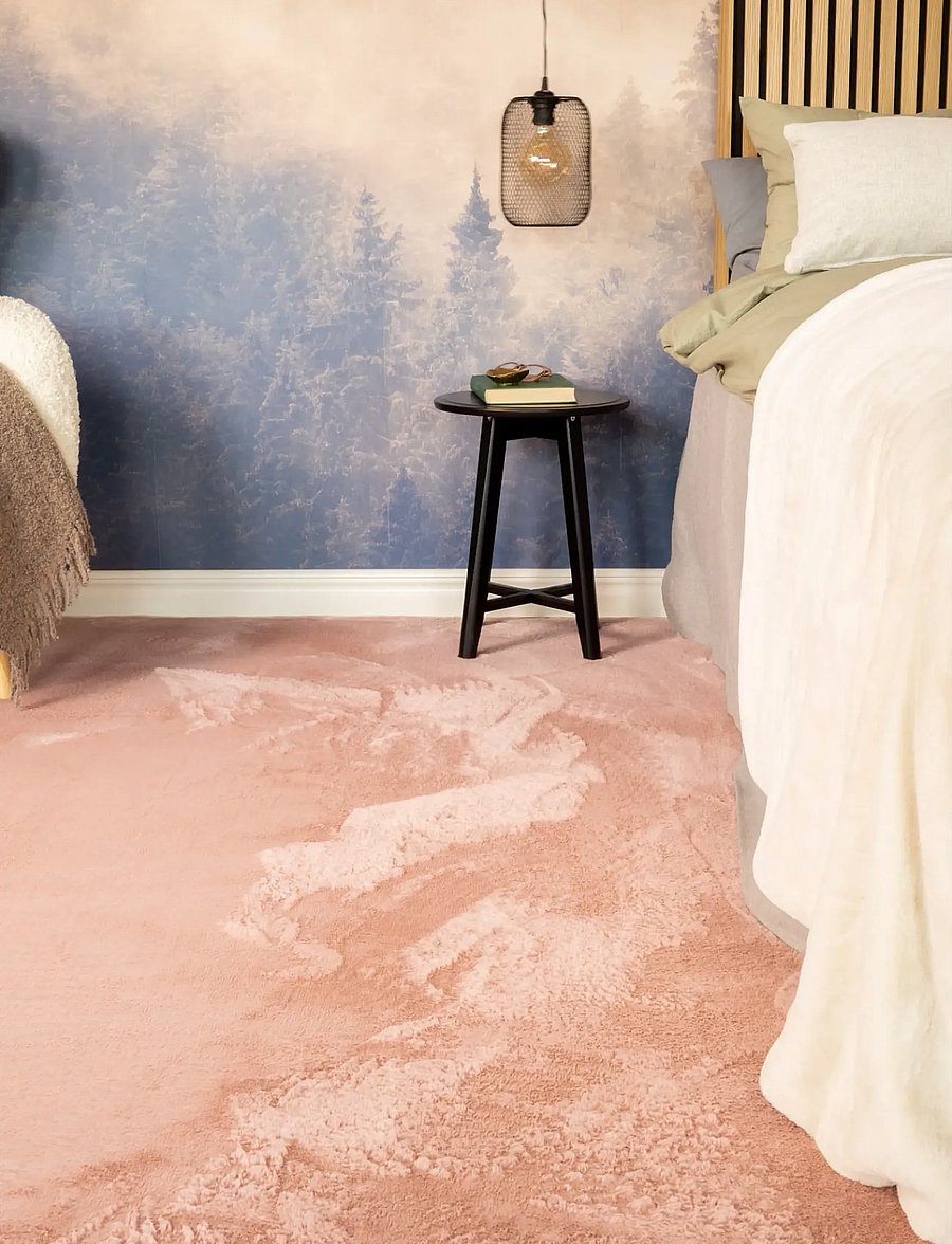 KM Home - Relax - bomuldstæpper & kludetæpper - dusty pink - 4