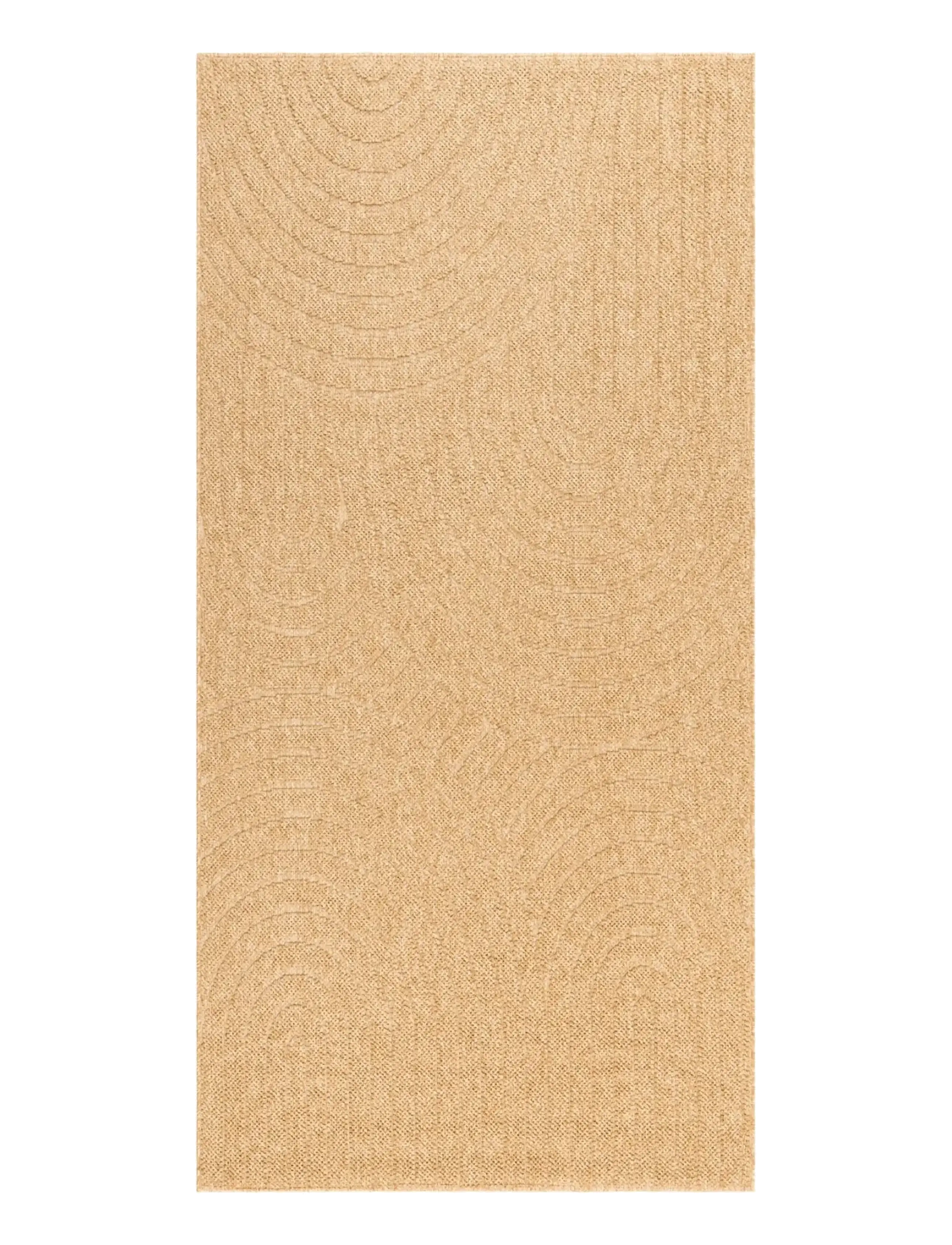 KM Home Capri Zen, 80X150 cm, Rugs & Carpets, Beige - Plastic Rugs, Homeware
